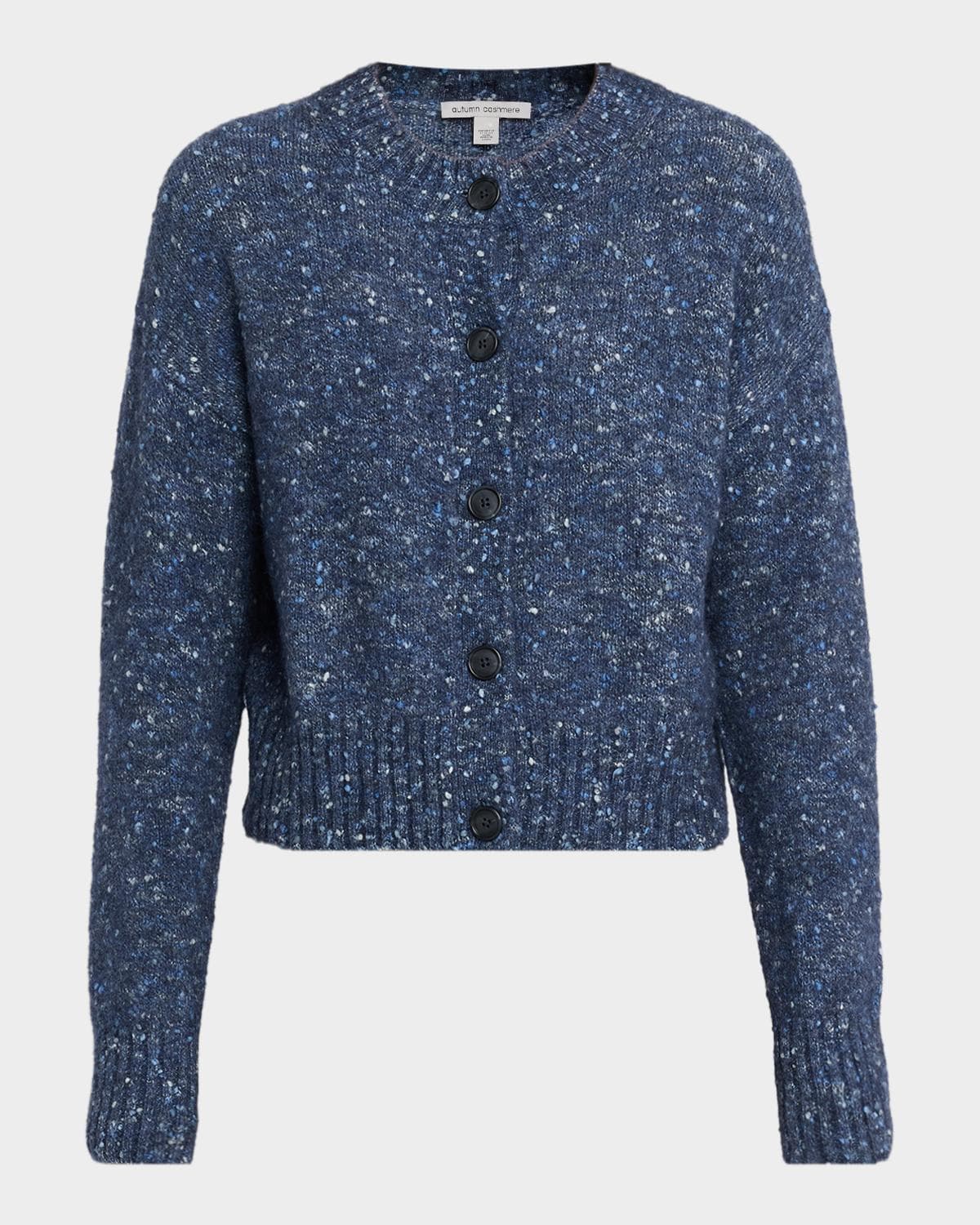 Autumn Cashmere Cropped Donegal Boucle Cardigan