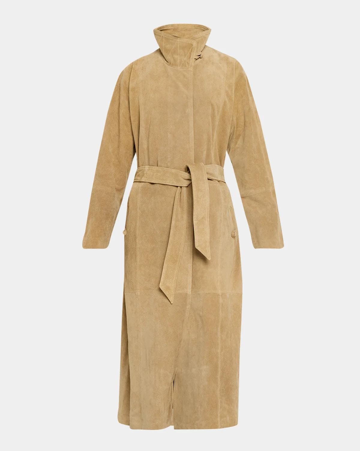 rag & bone Marlene Suede Trench Coat