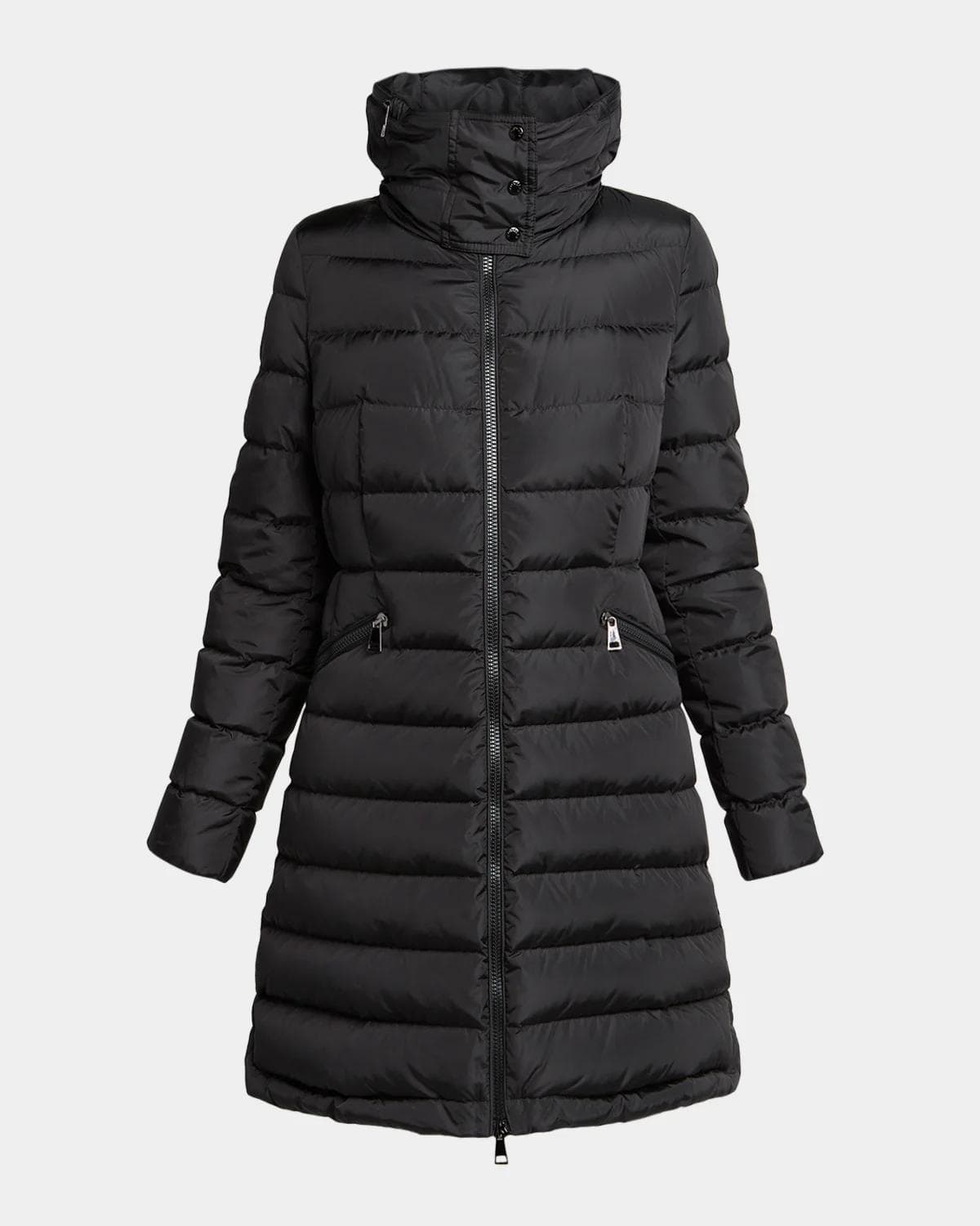 Moncler Hirma Hooded Long Down Jacket