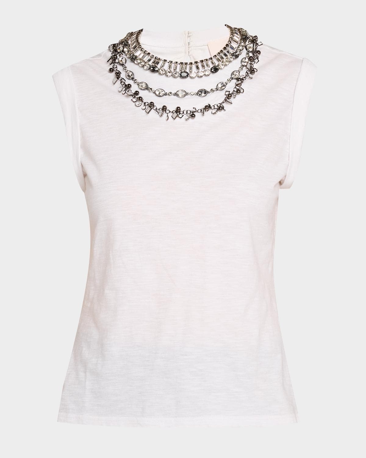 Cinq à Sept Bella Chunky Layered Necklace T-Shirt
