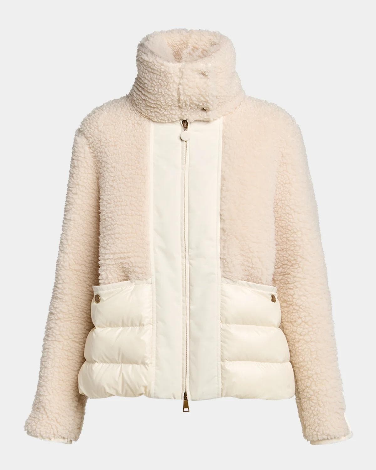 Moncler Glorieux Padded Faux Fur Jacket