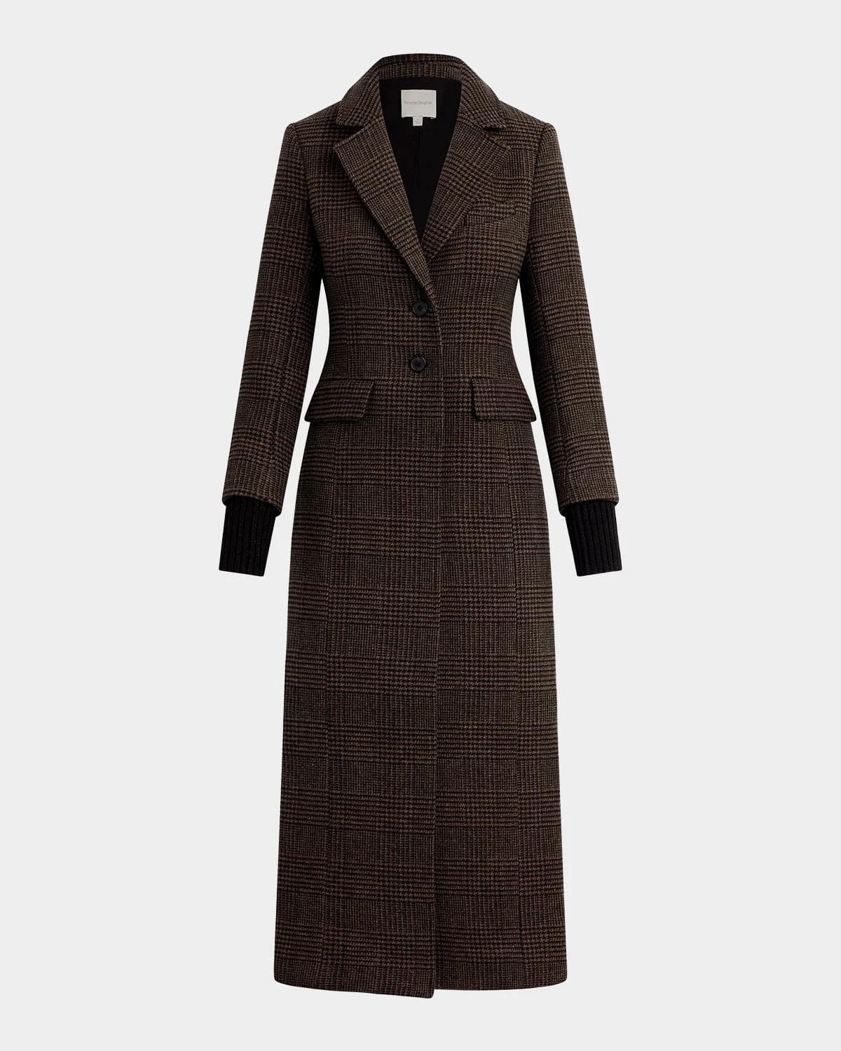 Favorite Daughter The City Houndstooth Plaid Coat