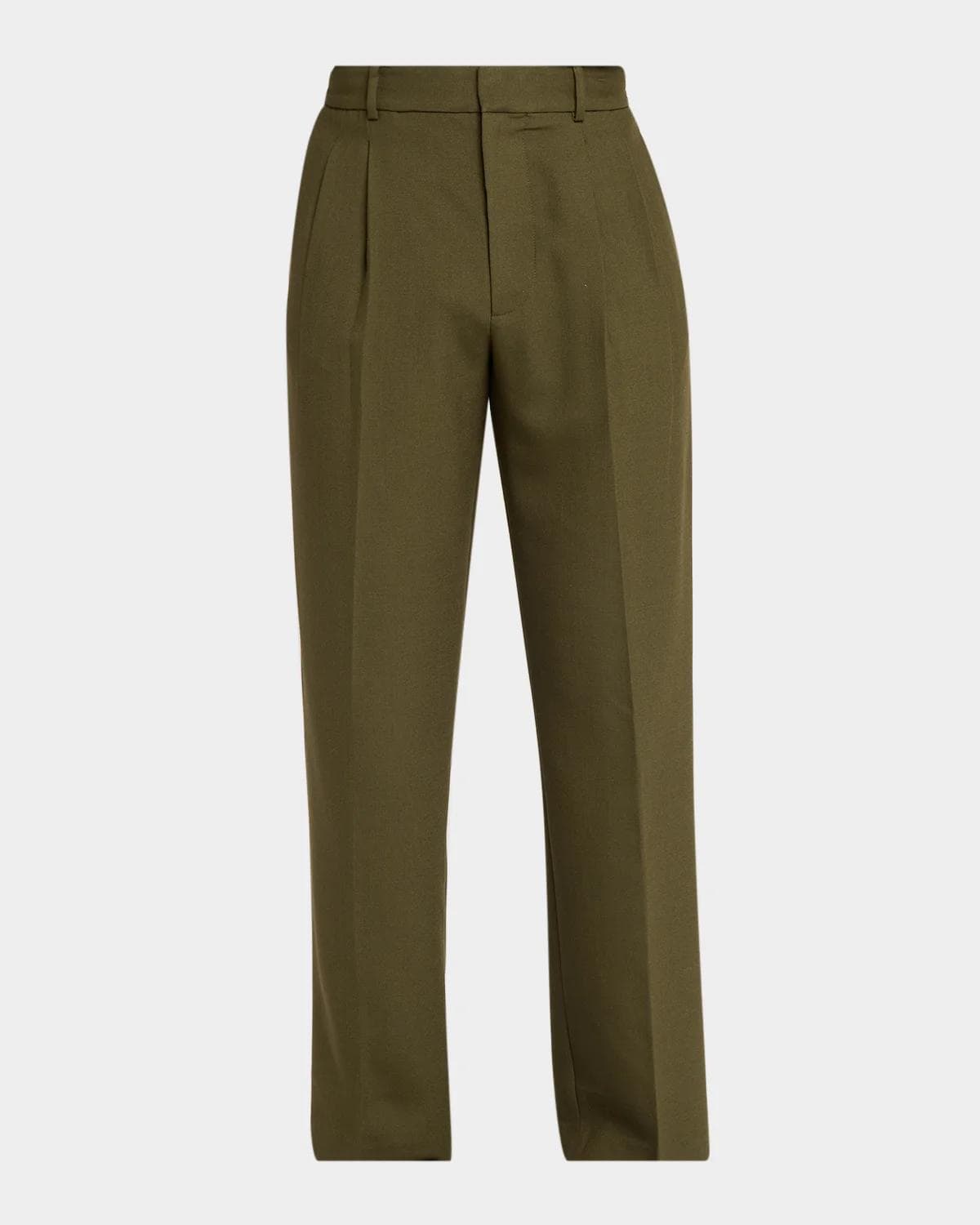 SIMKHAI Men's Julian Tapered-Leg Pleated Trousers