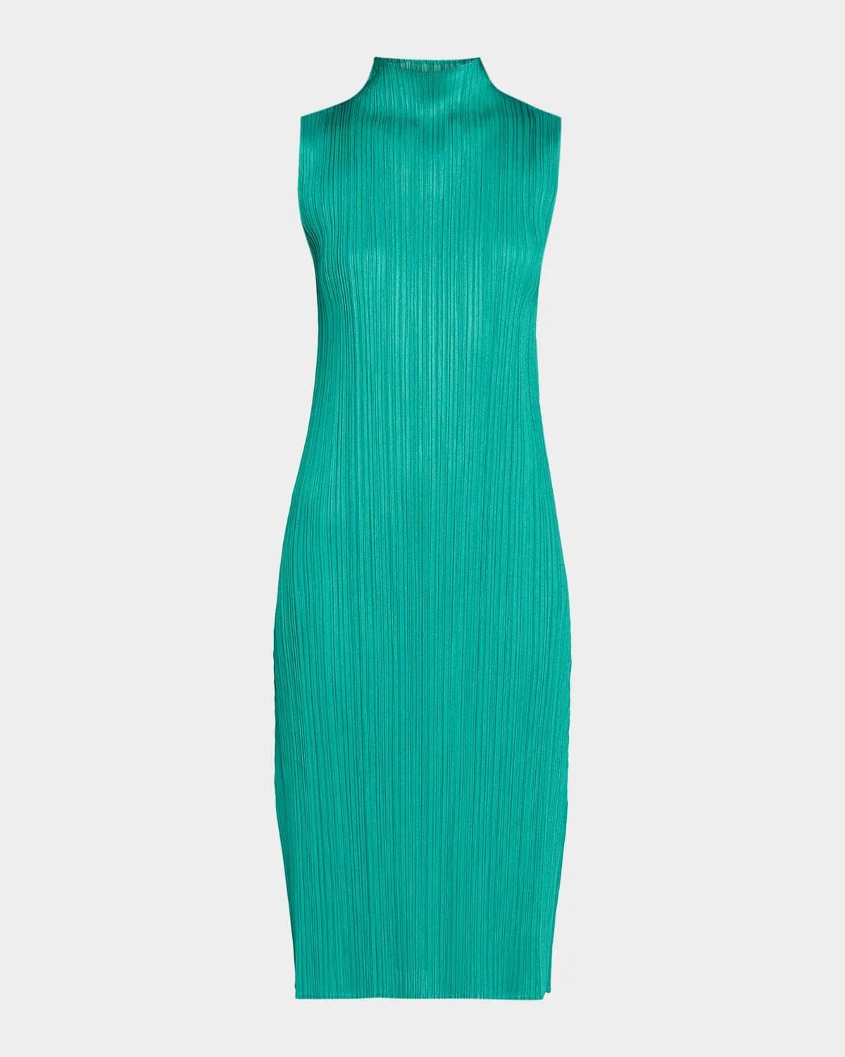 Issey Miyake Ribbed Midi Dress