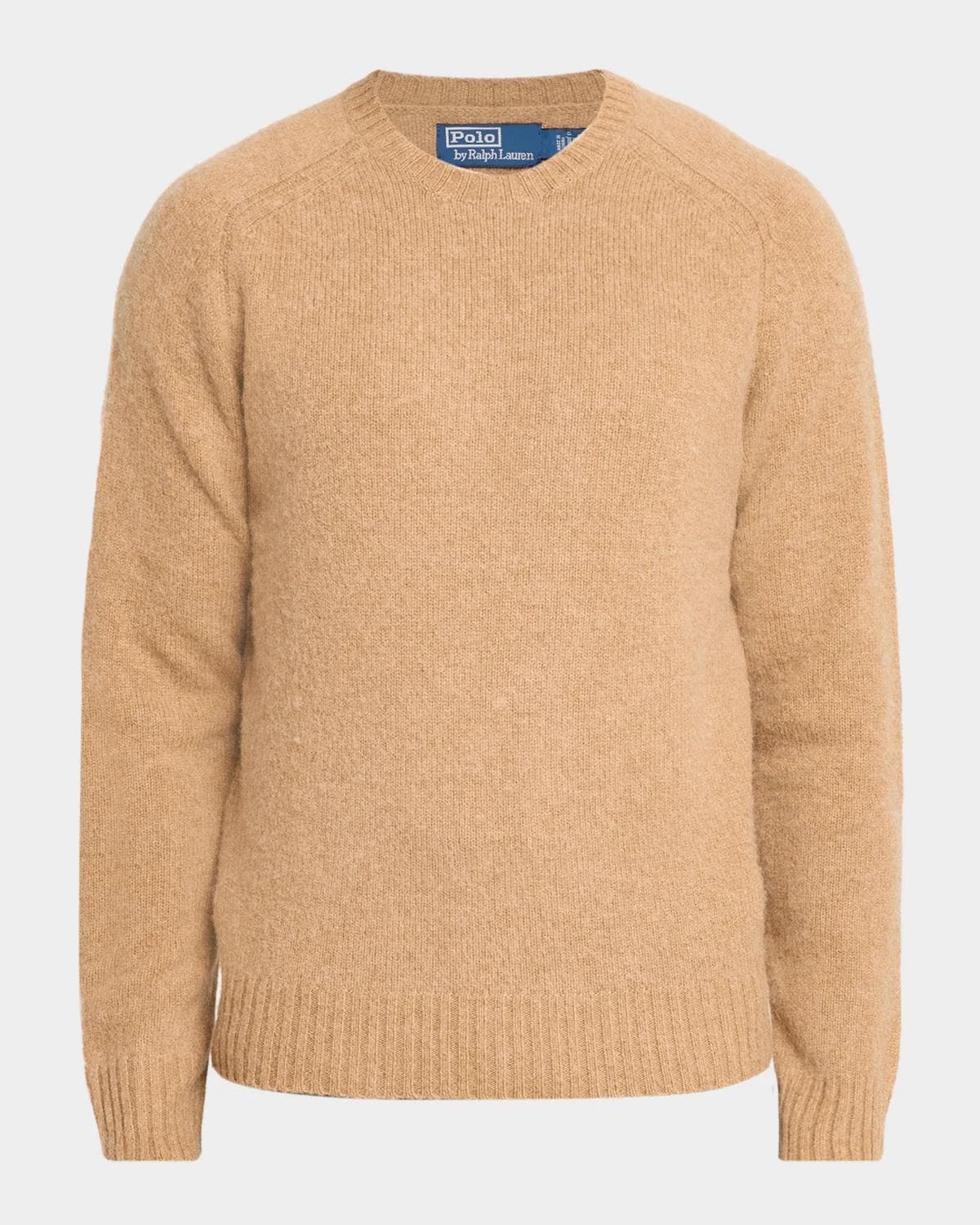 Polo Ralph Lauren Men's Elbow-Patch Wool-Cashmere Crewneck Sweater