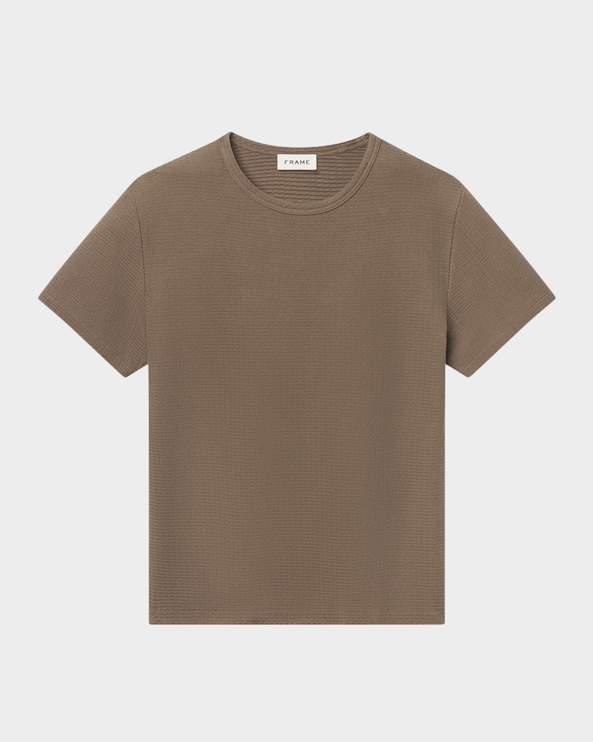 FRAME Men's Jacquard Stripe Crewneck T-Shirt