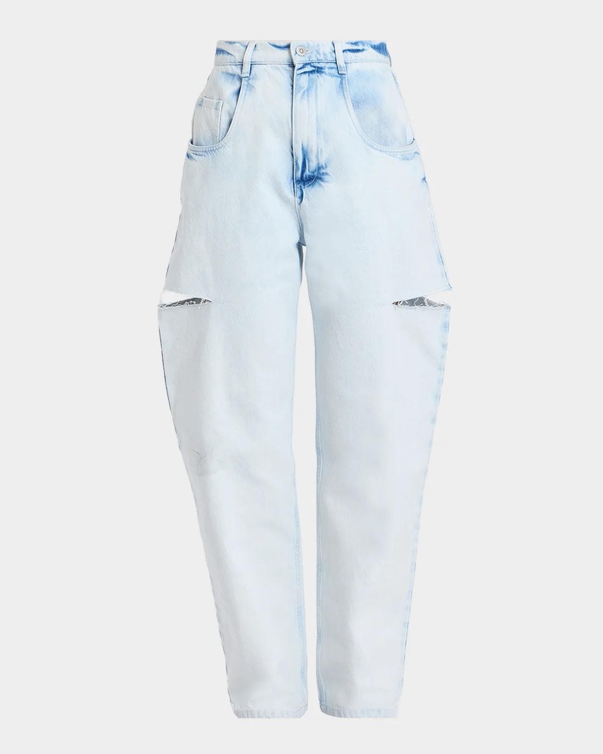 MM6 Maison Margiela Cutout Straight-Leg Jeans · 30 (8-10)