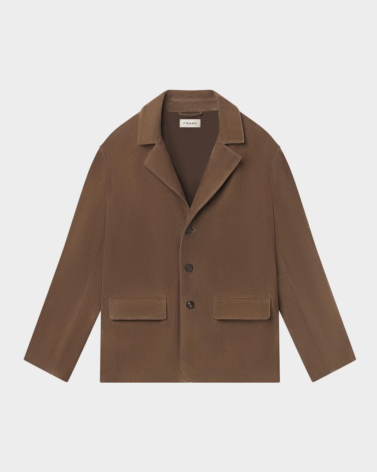 FRAME Men's Suede Single-Breasted Blazer