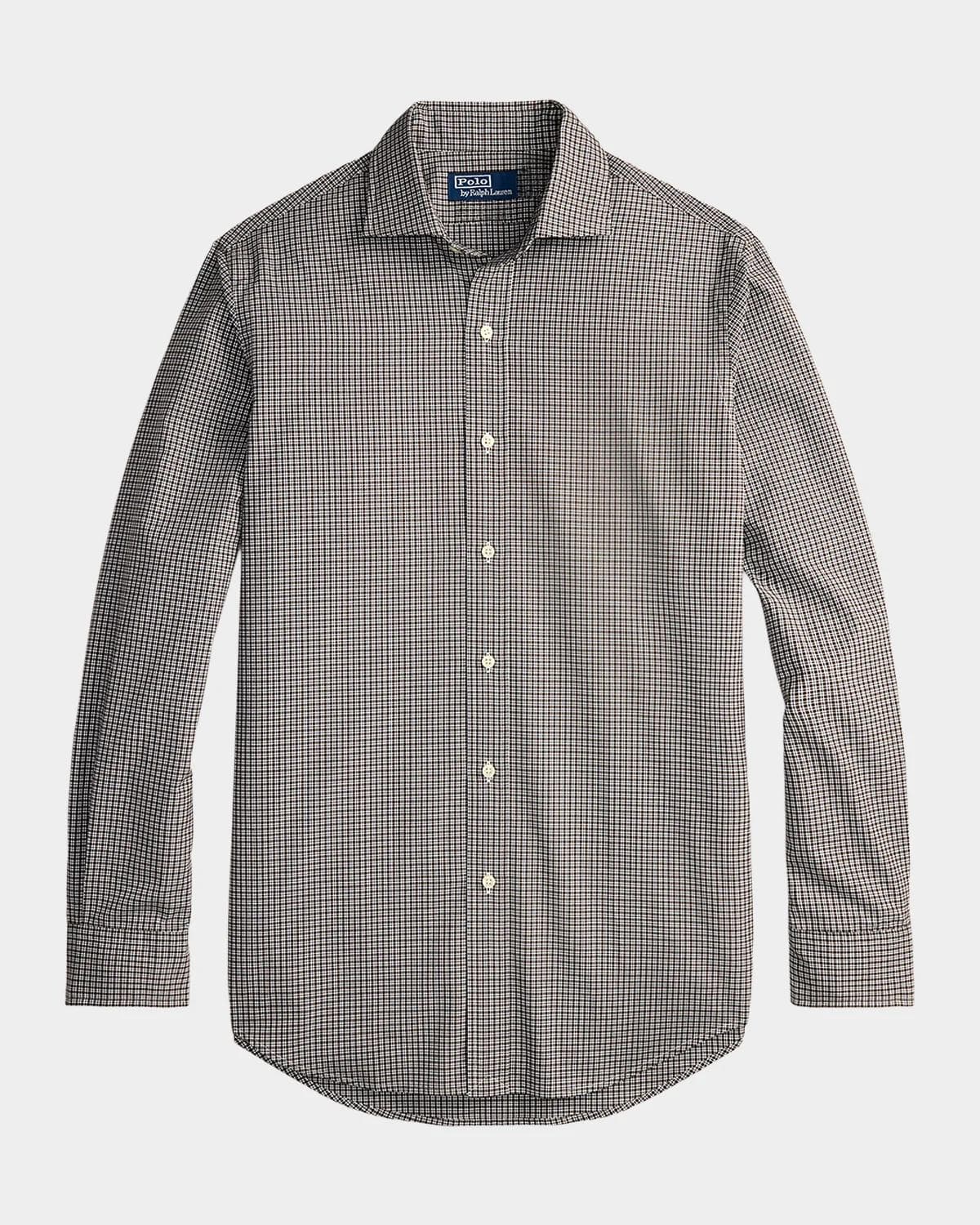 Polo Ralph Lauren Men's Classic-Fit Checked Poplin Shirt