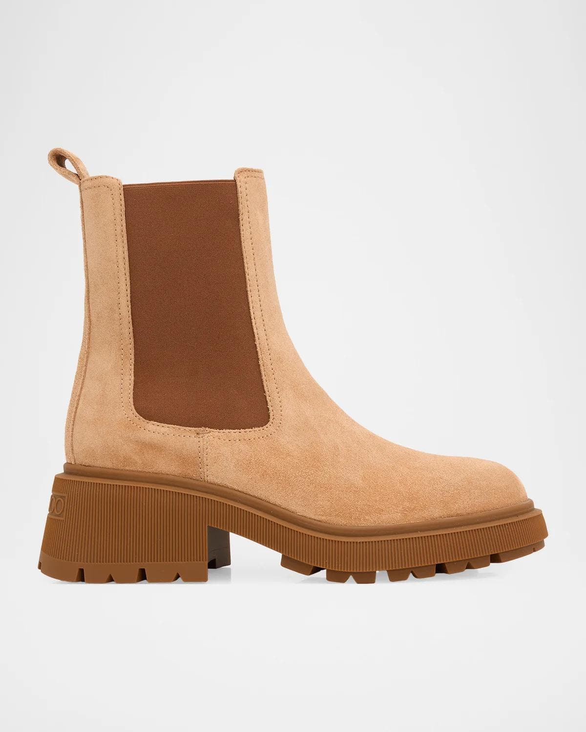 Jimmy Choo Tamia 70MM Suede Chelsea Boots