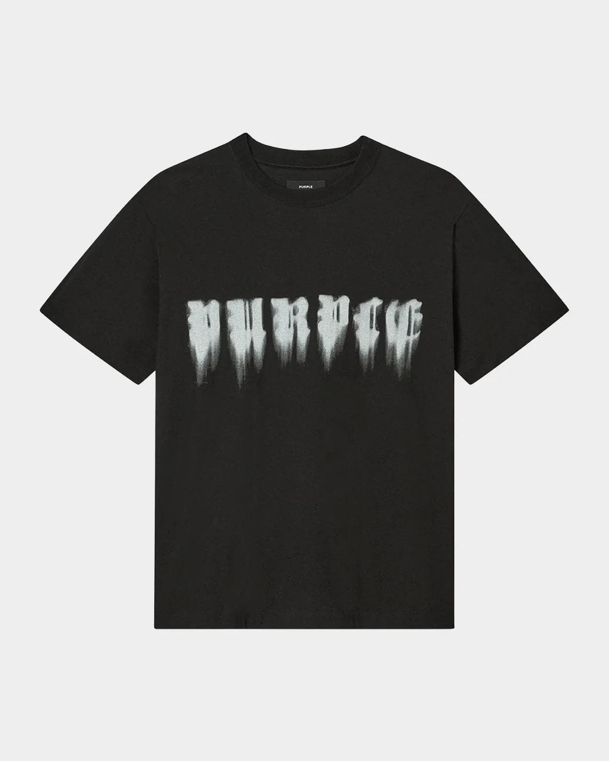 PURPLE Logo Textured Cotton Jersey T-Shirt