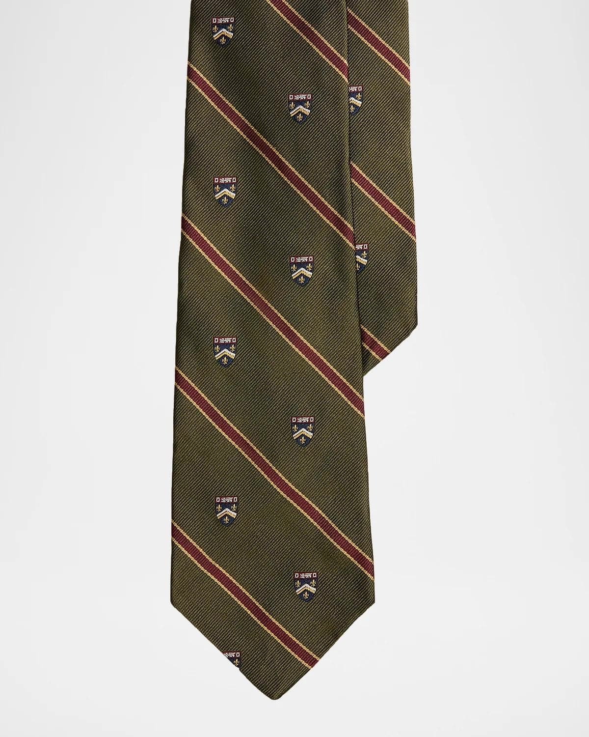 Polo Ralph Lauren Men's Heraldic Club Check Silk Tie