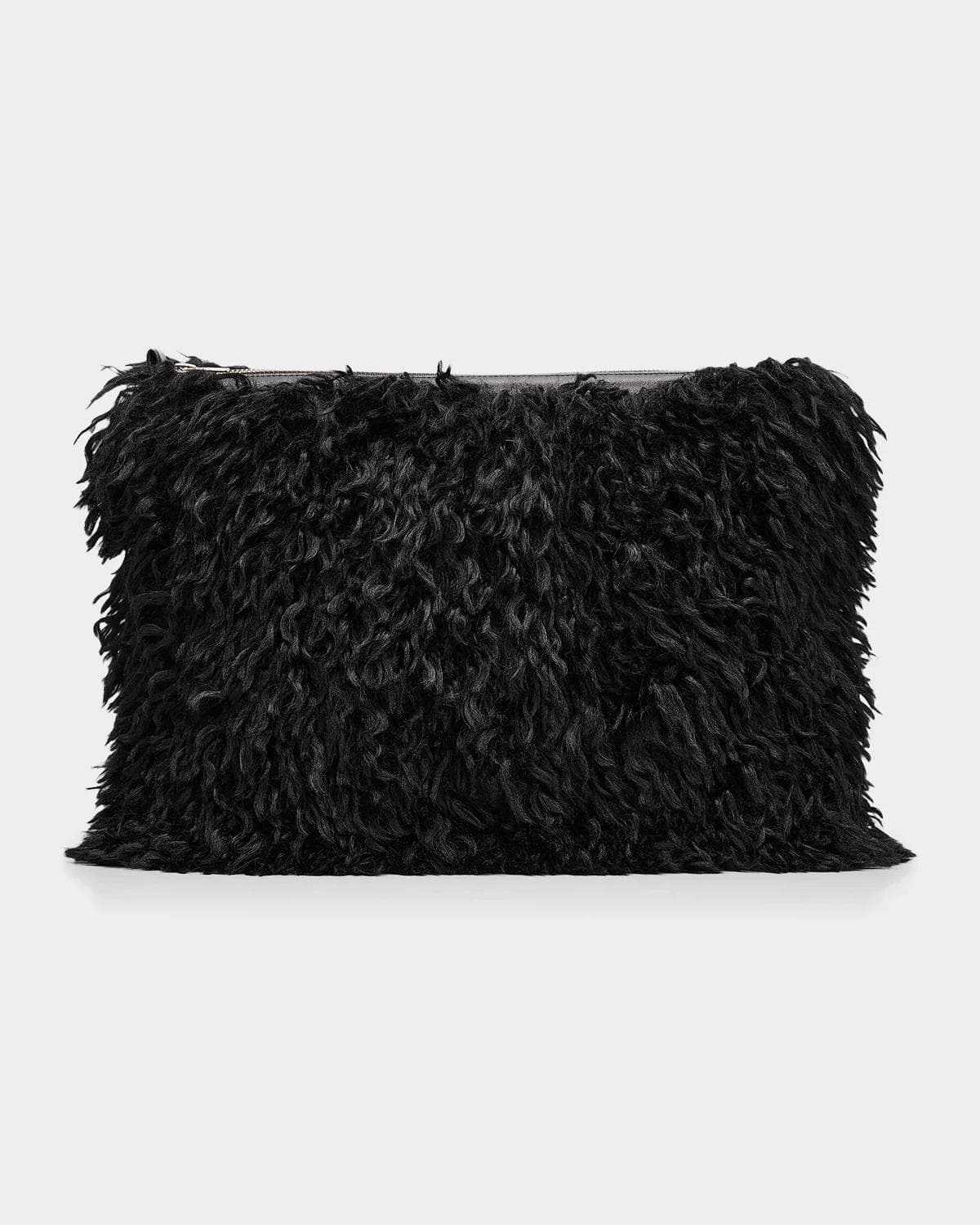 L 'AGENCE Faux Fur Clutch