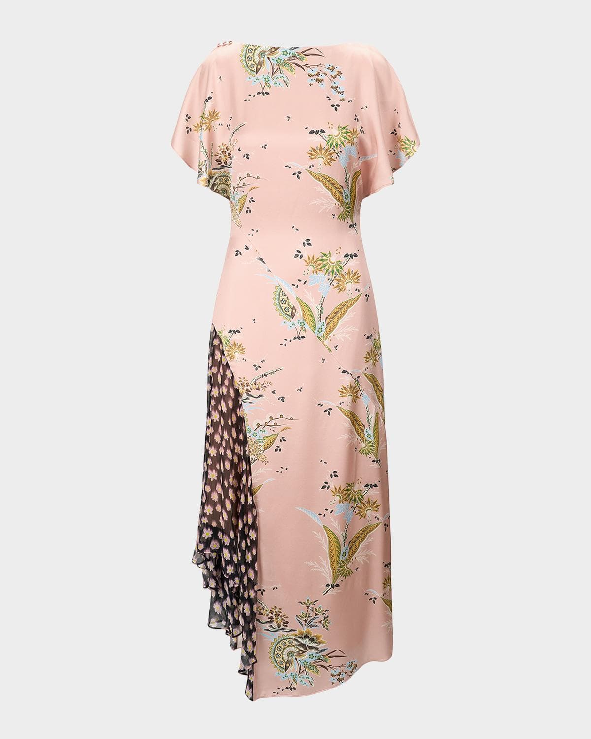 STAUD Fawn Silk Maxi Dress
