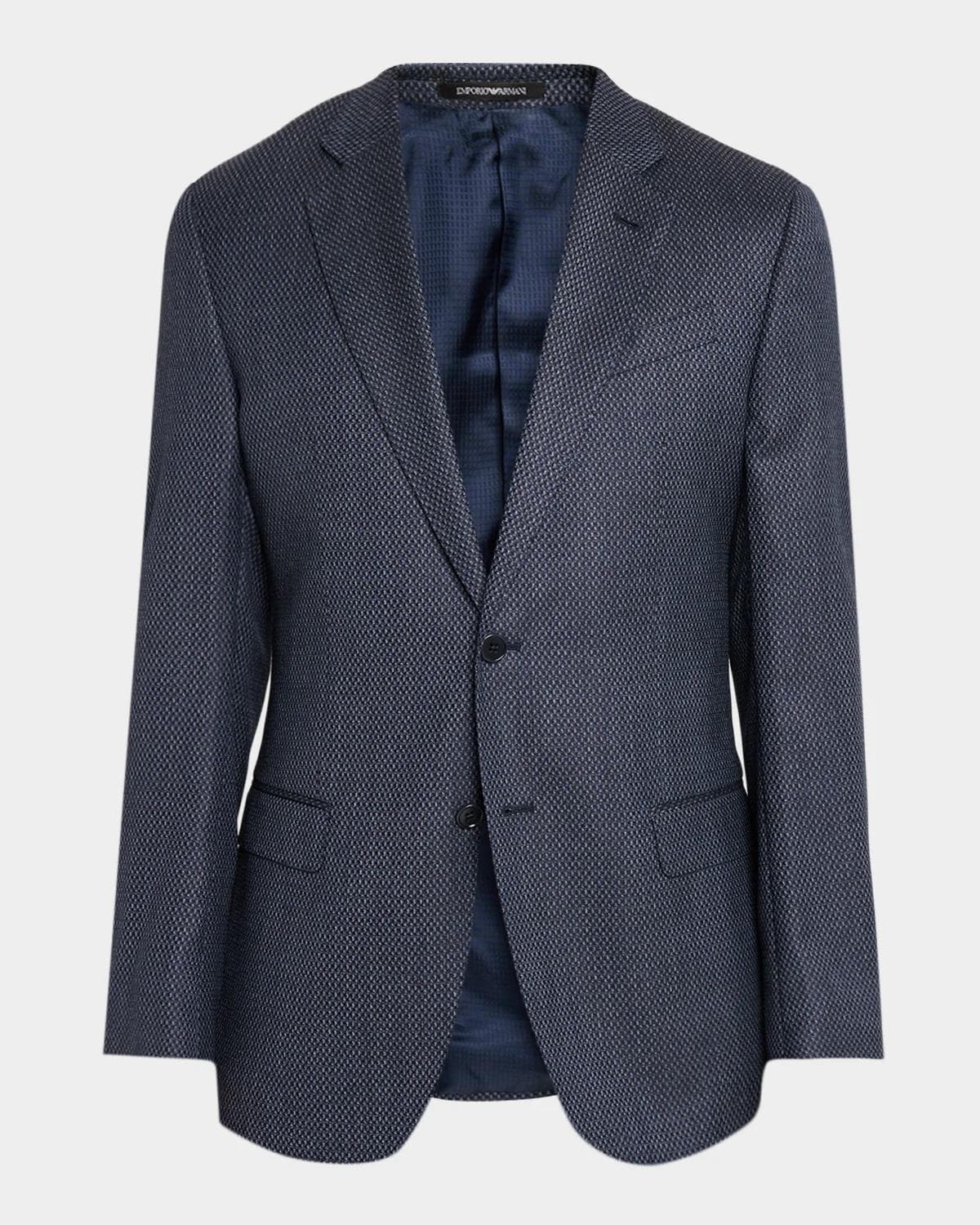 Emporio Armani Men's Wool Textured Single-Breasted Sport Coat