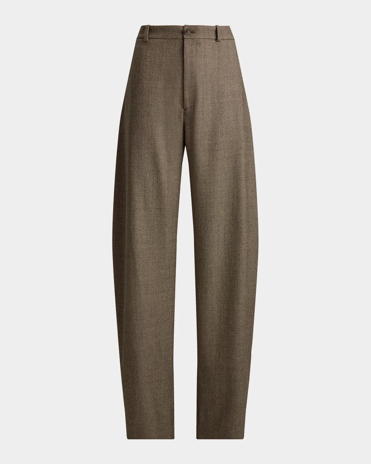 Ralph Lauren Collection Leandre Birdseye Tweed Pants