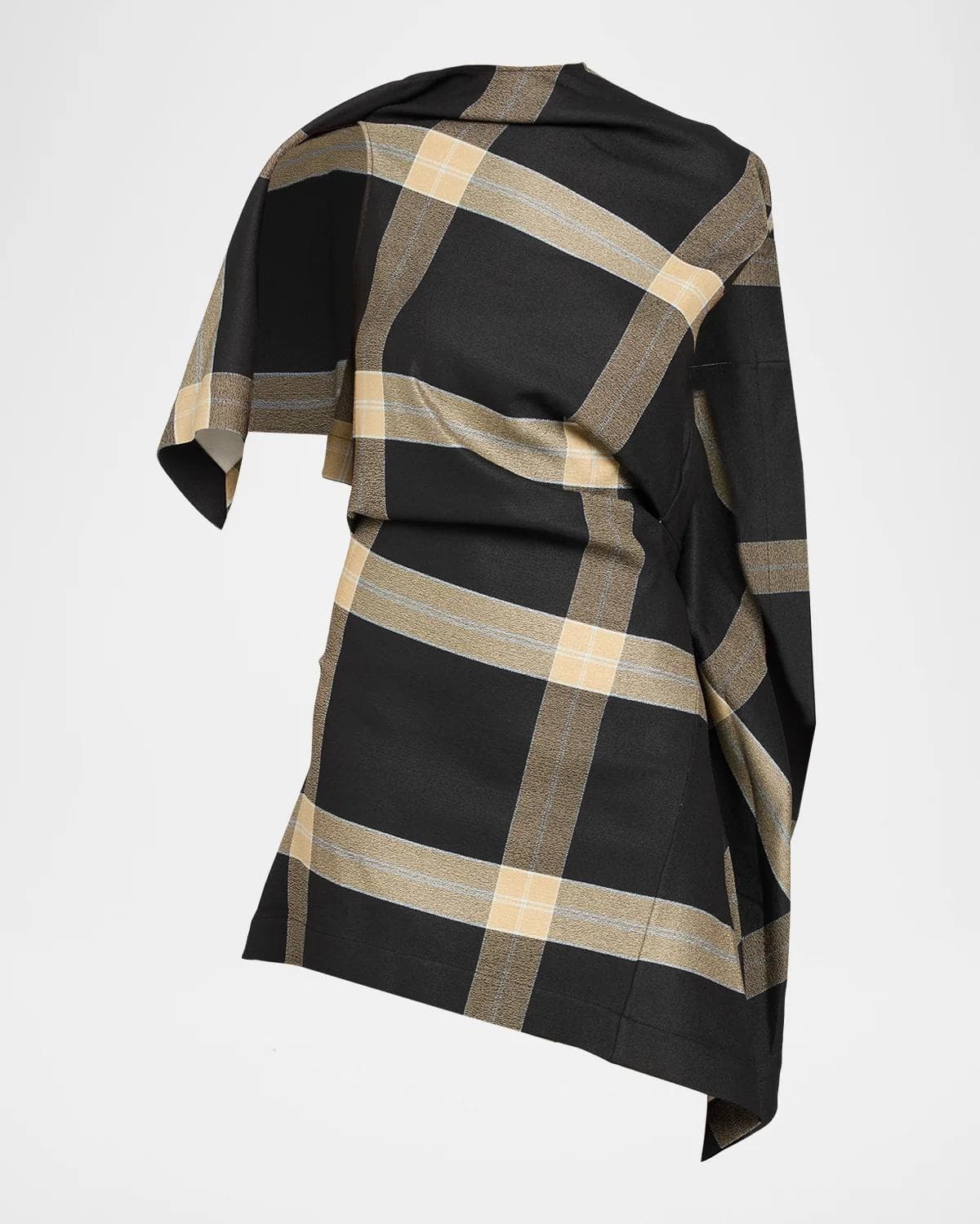 LOEWE Draped Check Dress