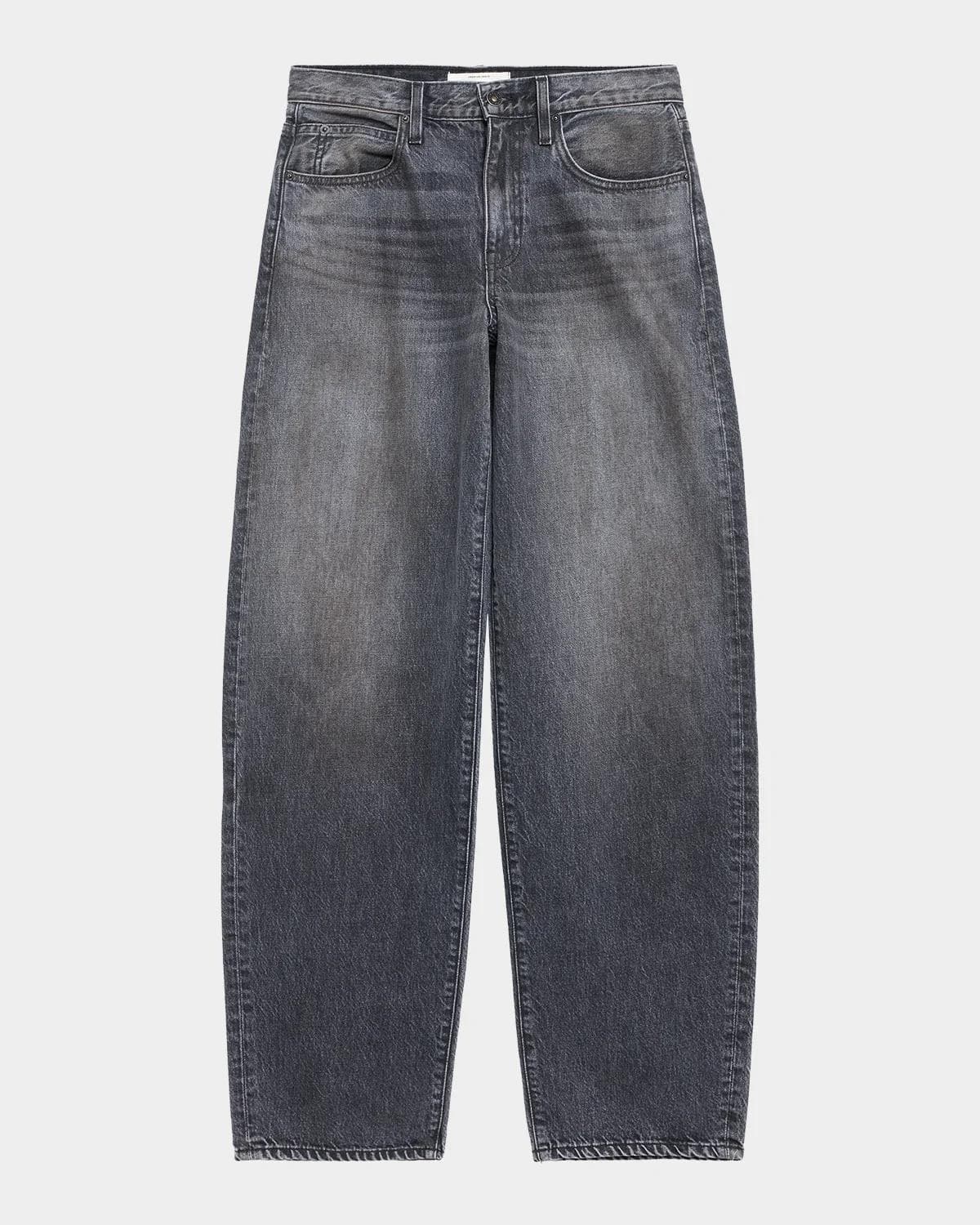SLVRLAKE Hailey Leather-Pocket Wide-Leg Jeans