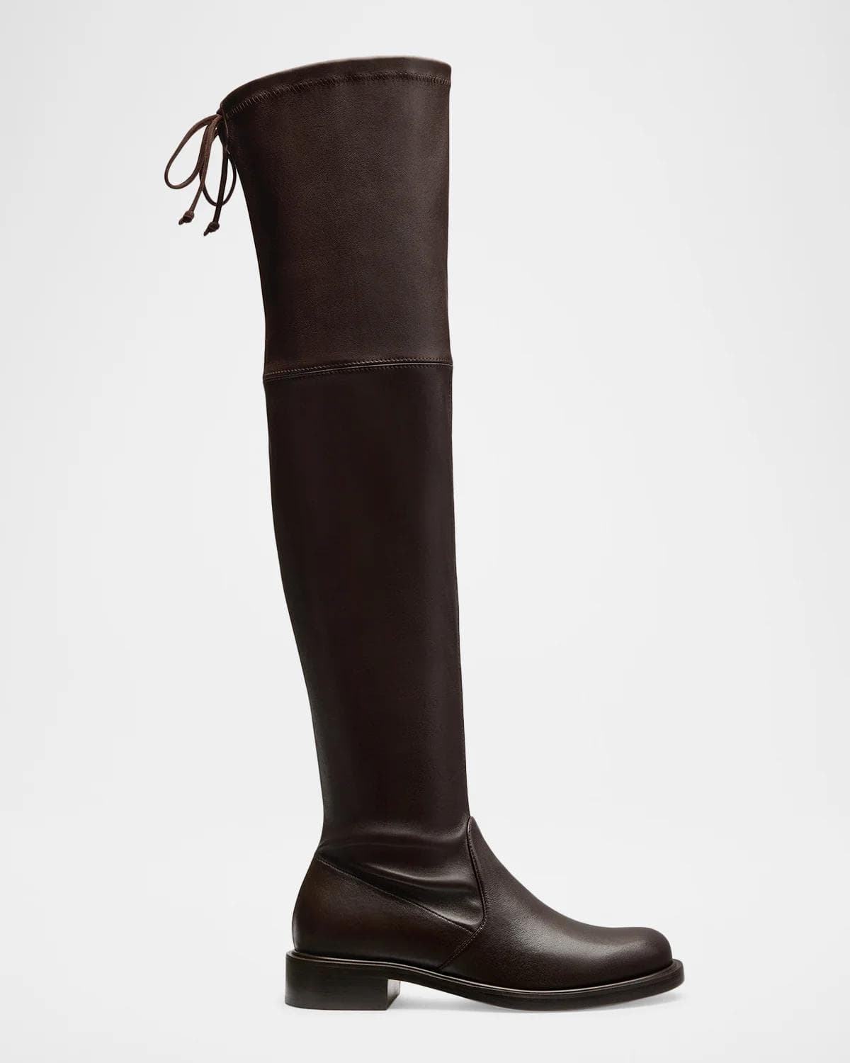 Stuart Weitzman Giseleland Stretch Leather Over-The-Knee Boots