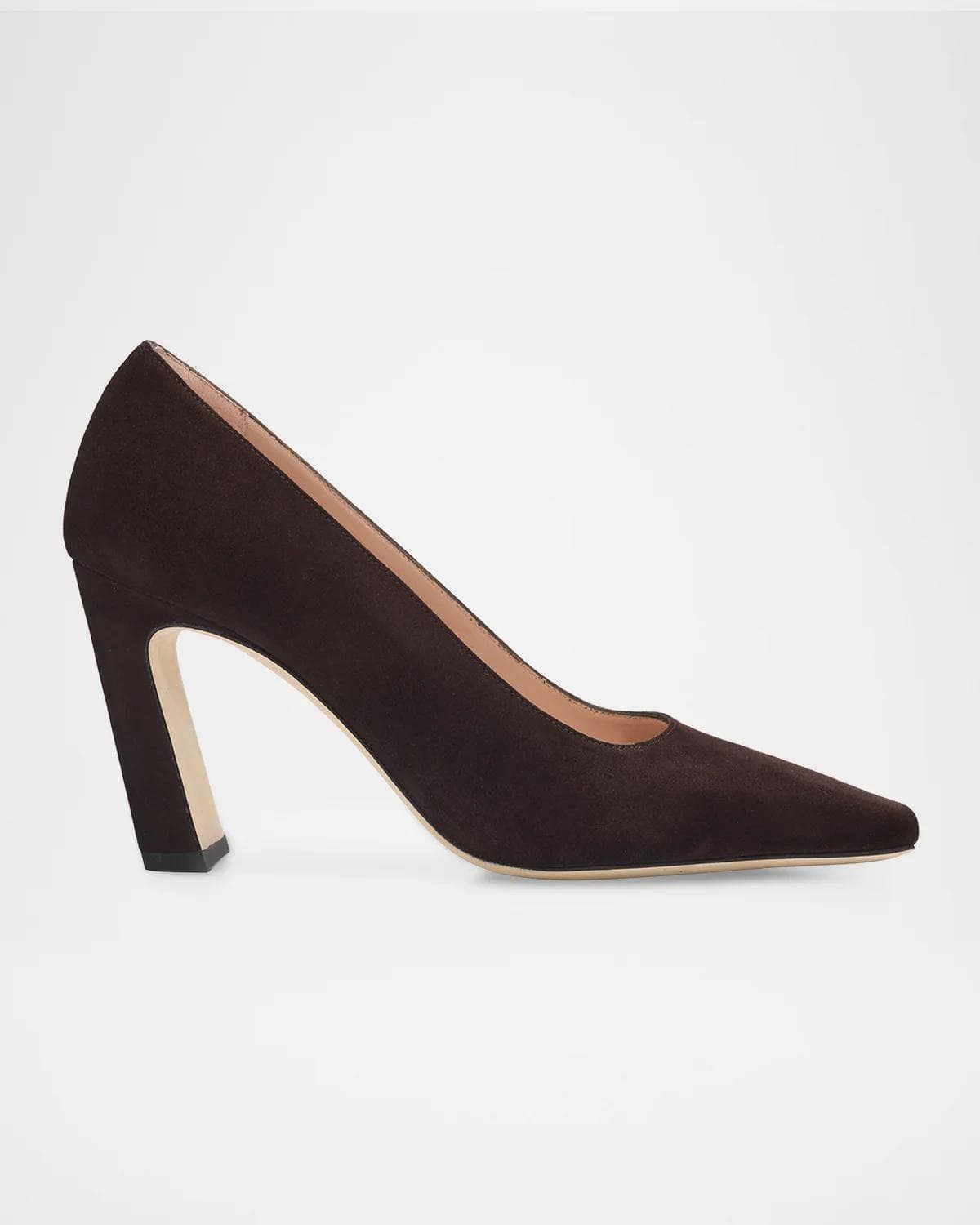 Stuart Weitzman 85mm Stassi Satin Pumps