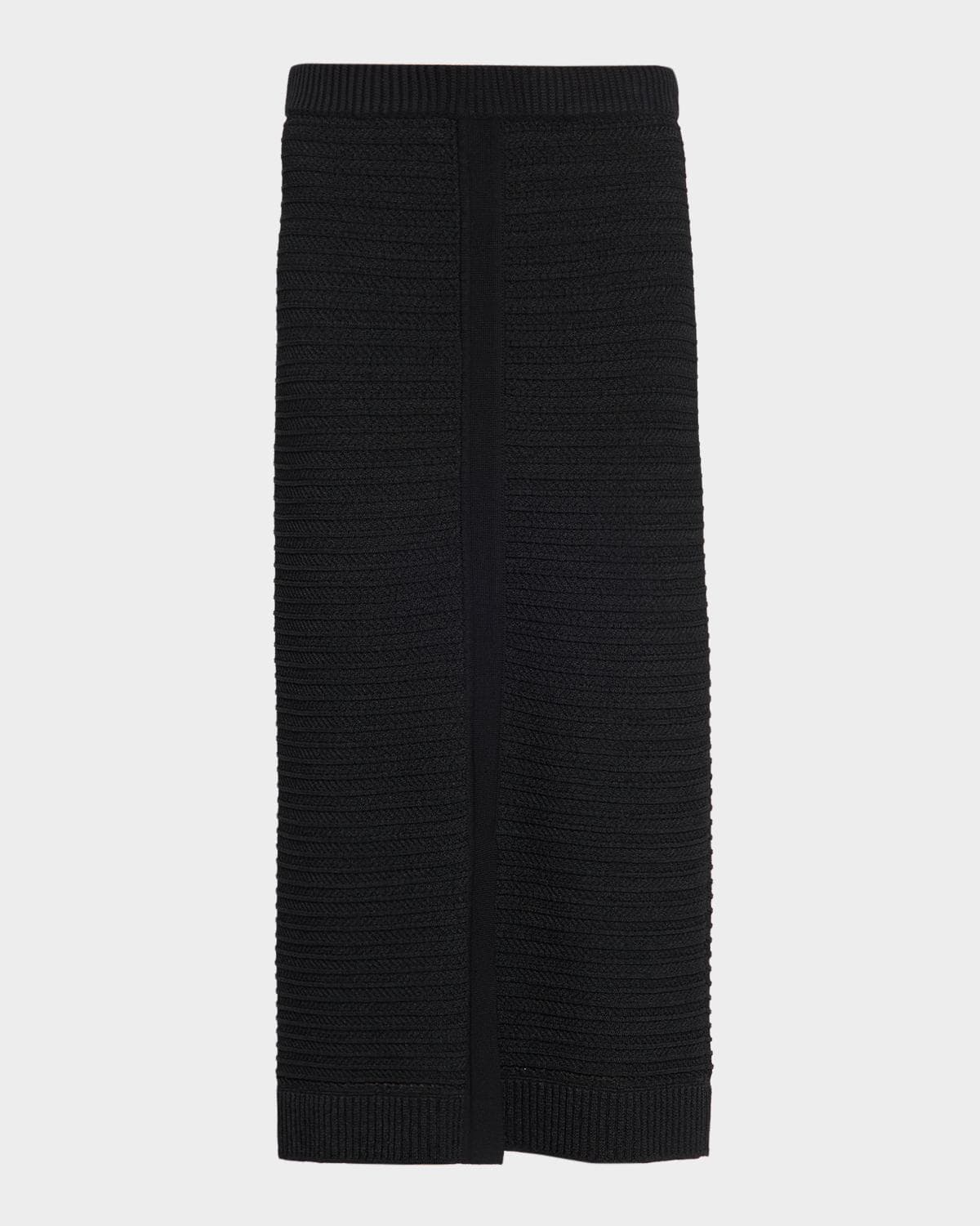 Misook Monochromatic Ottoman Knit Maxi Skirt