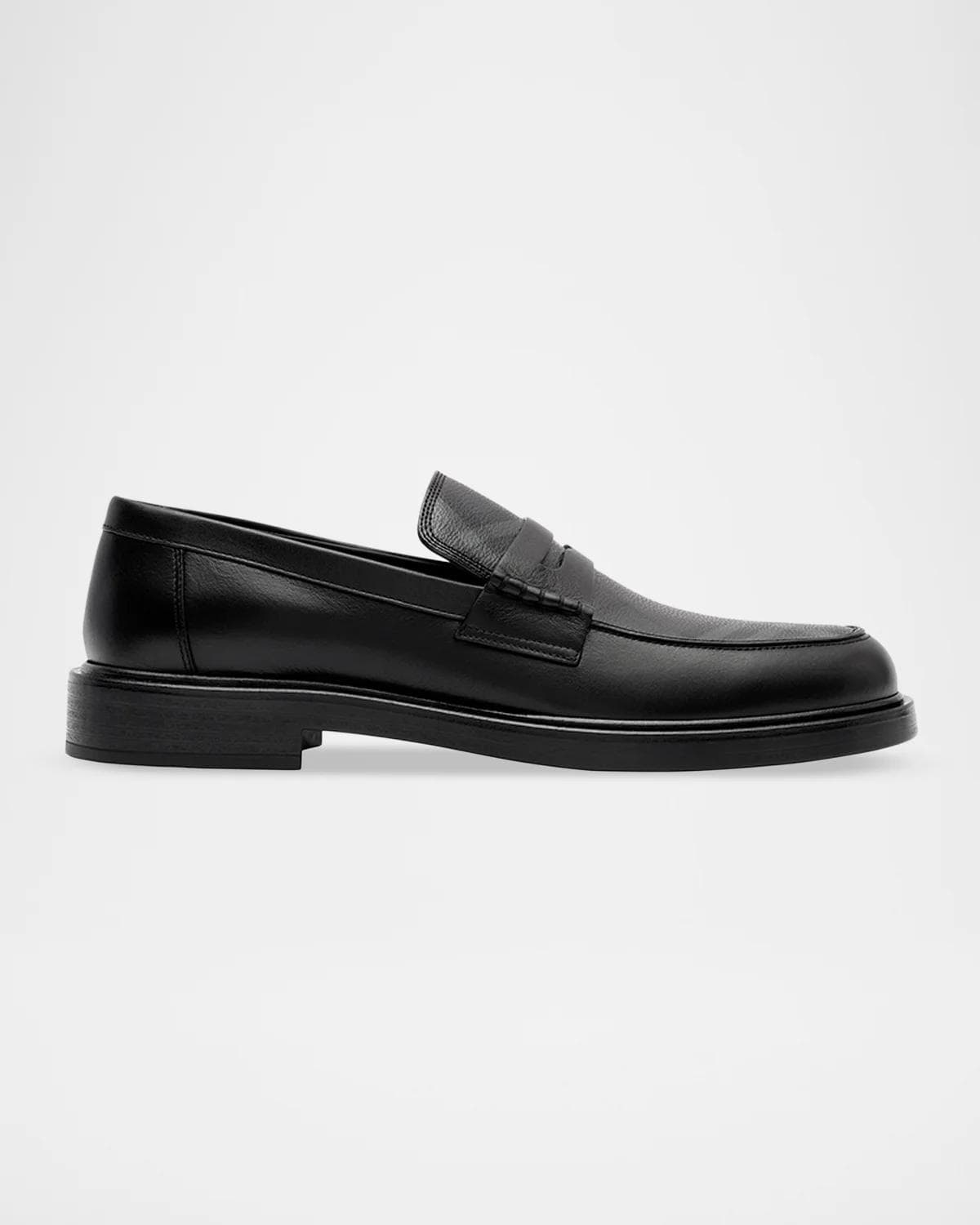 Burberry Men's Pembroke Checked Leather-Blend Loafers