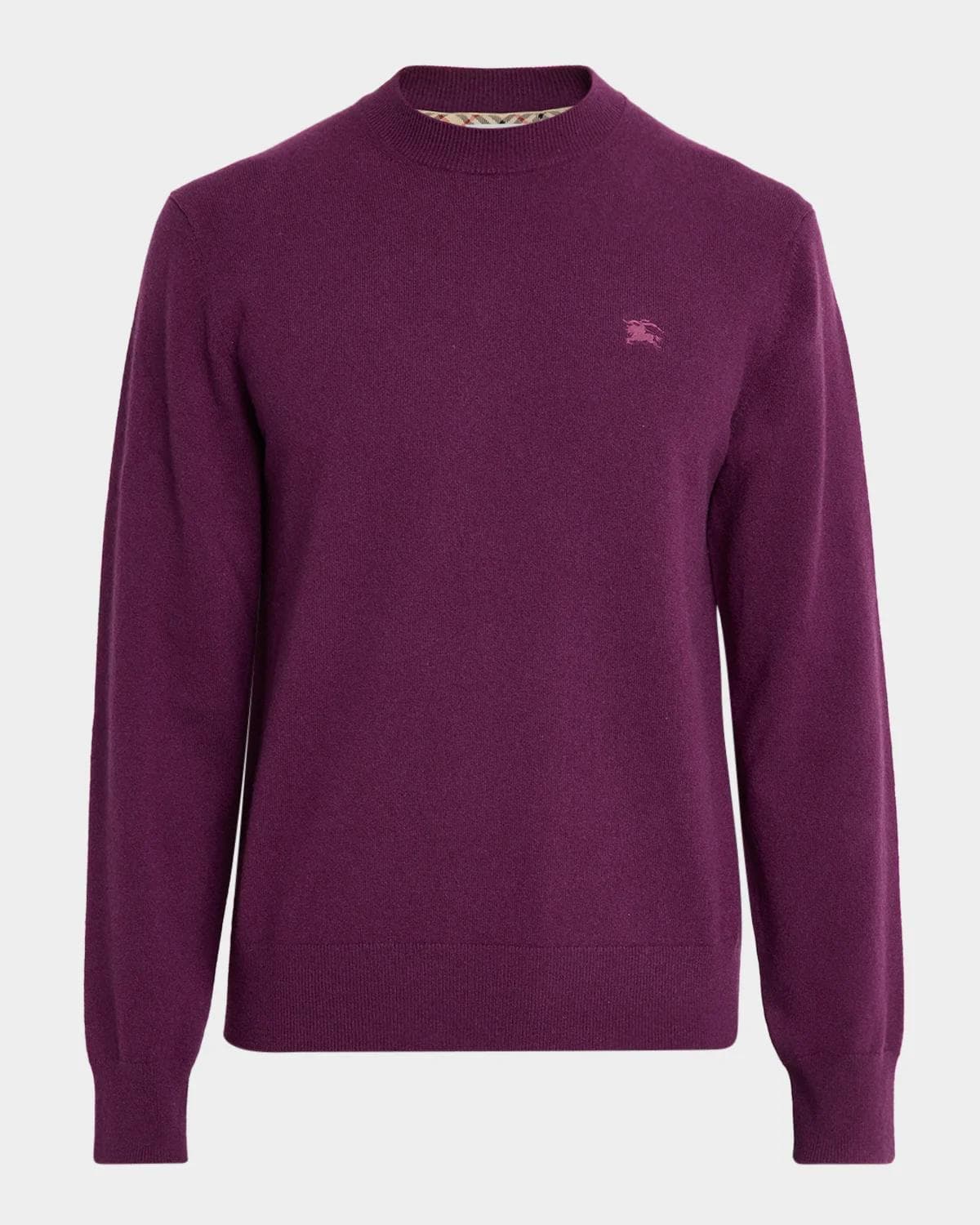 Burberry Men's Clifford EKD-Embroidered Crewneck Sweater