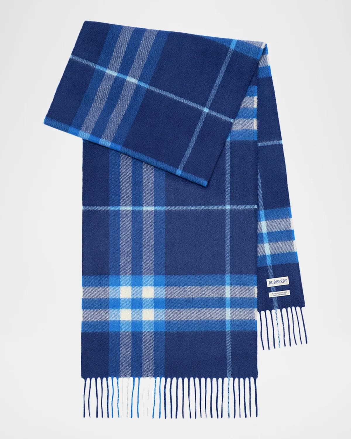 Burberry Men's Check Cashmere Scarf