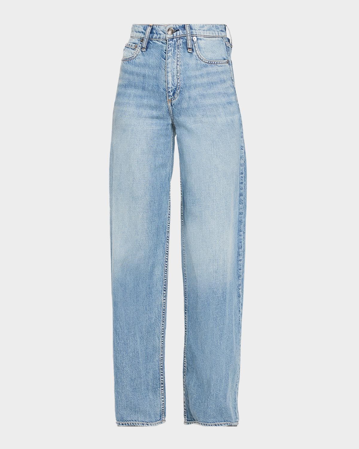 rag & bone Sofie Featherweight Denim Wide-Leg Jeans