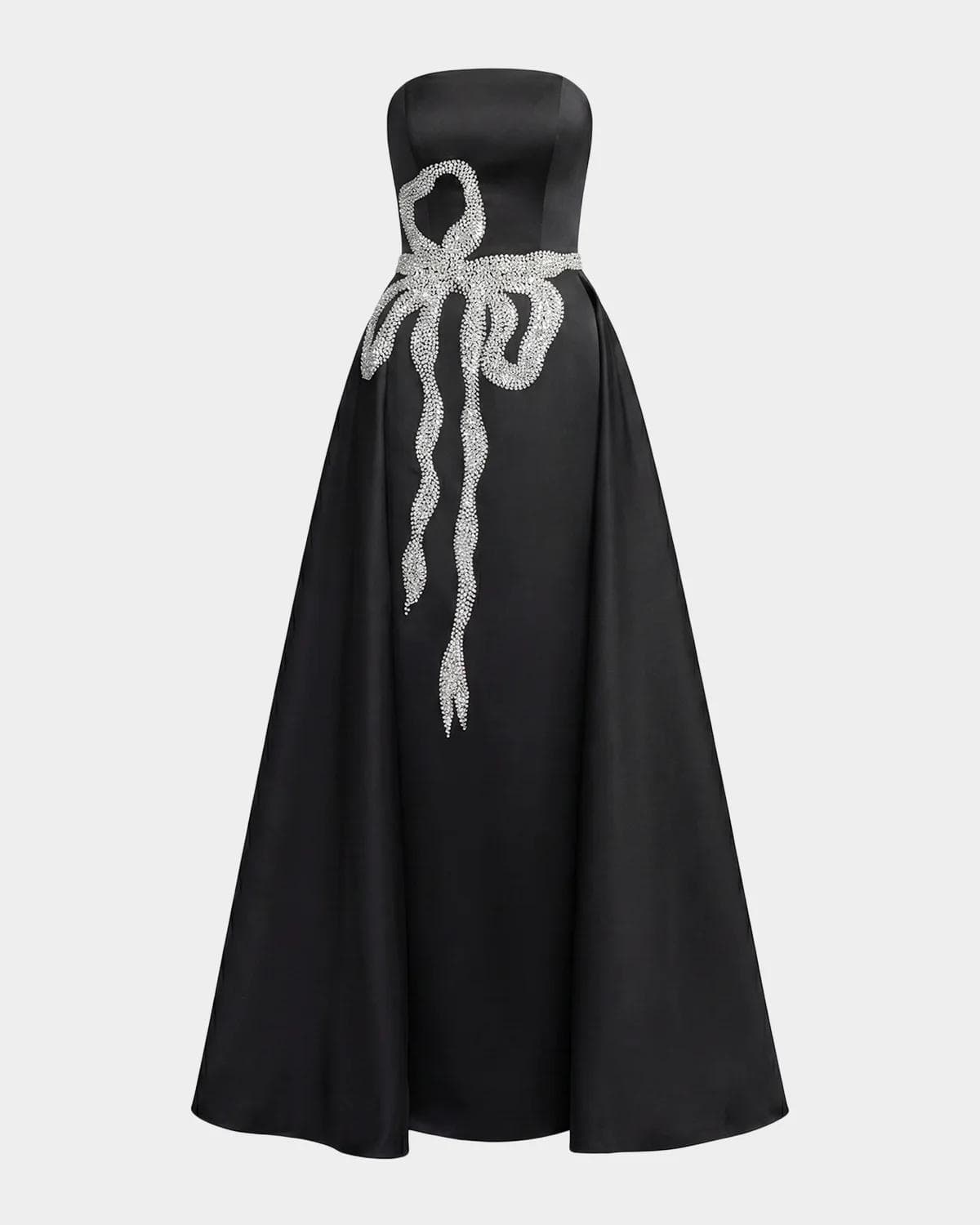 Mac Duggal Evening Strapless Satin Gown