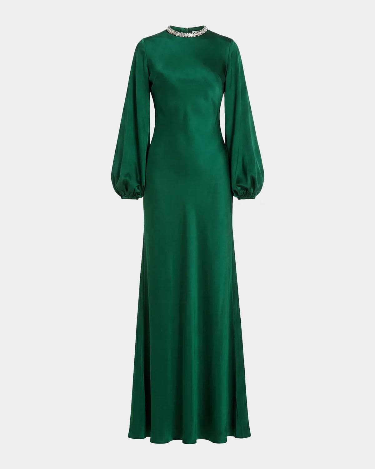 Mac Duggal Ieena Satin Sheath Gown