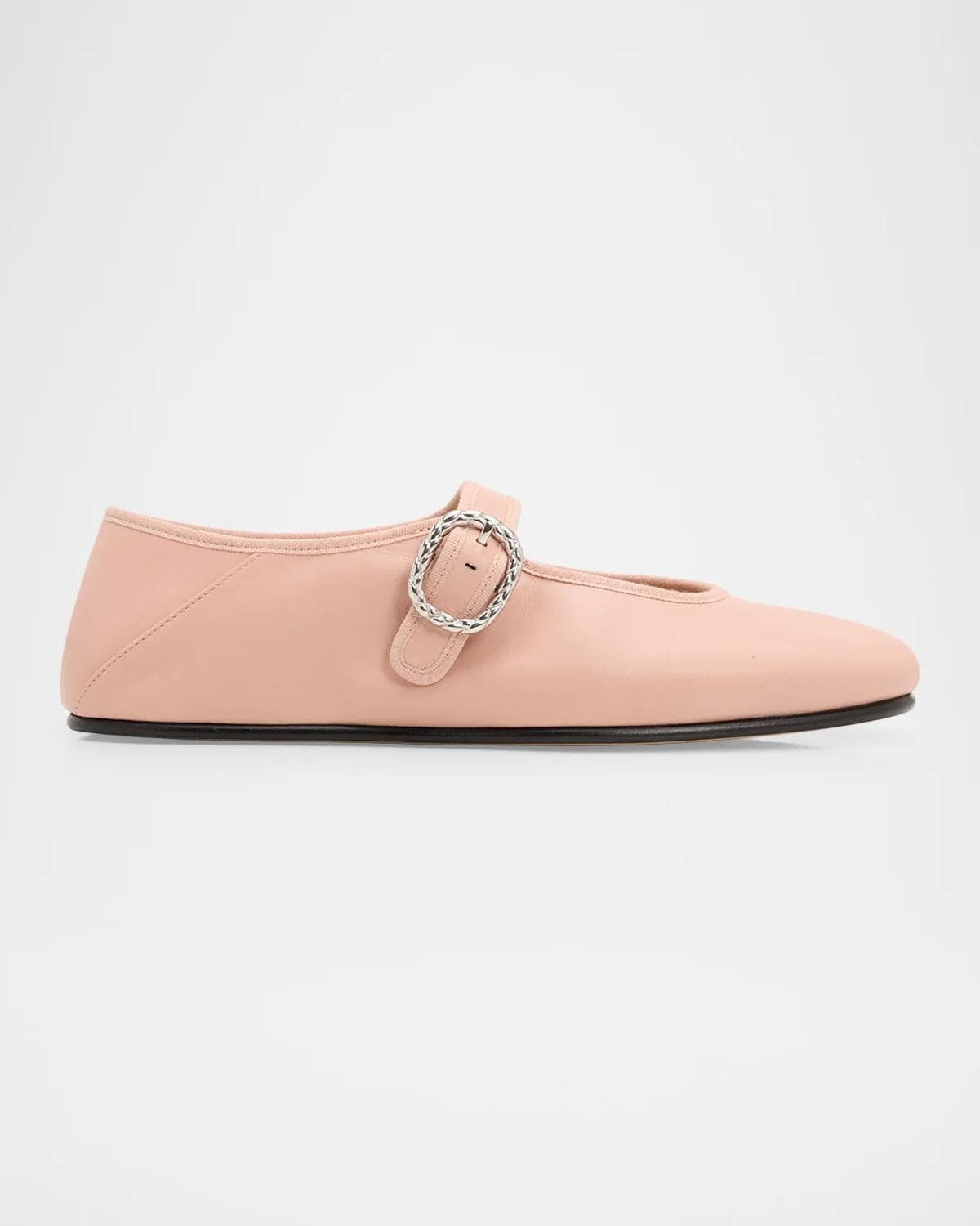 Bottega Veneta Veneziana Nappa Leather Ballerina Flats