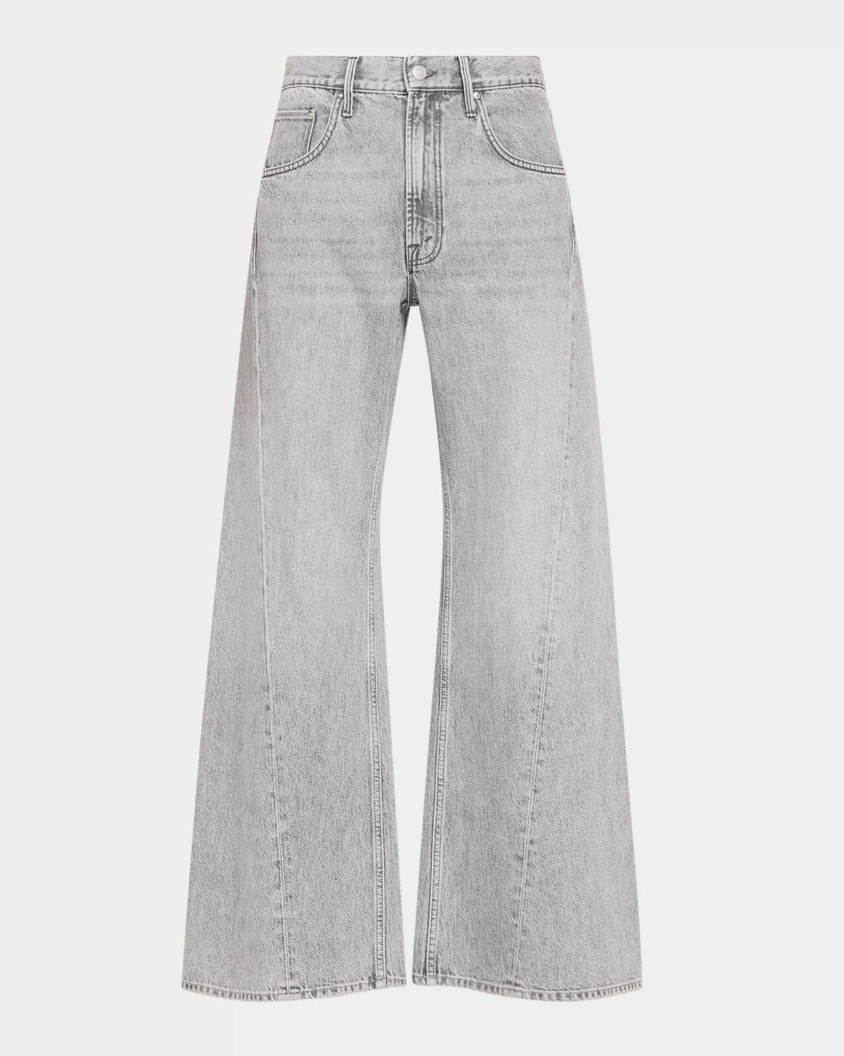 MOTHER The Lemon Twist Wide-Leg Jeans