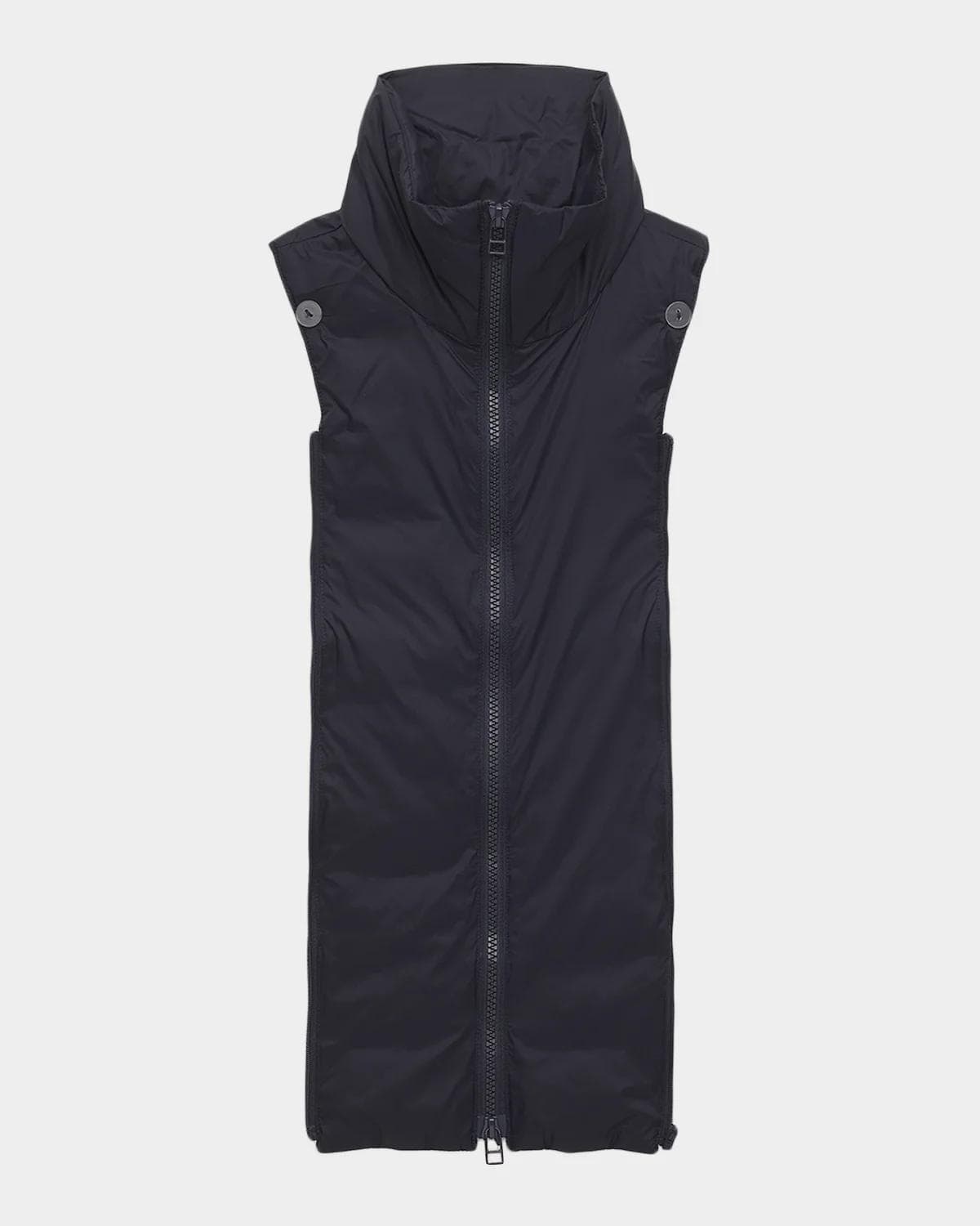 Veronica Beard Funnel-Neck Padded Dickey Vest