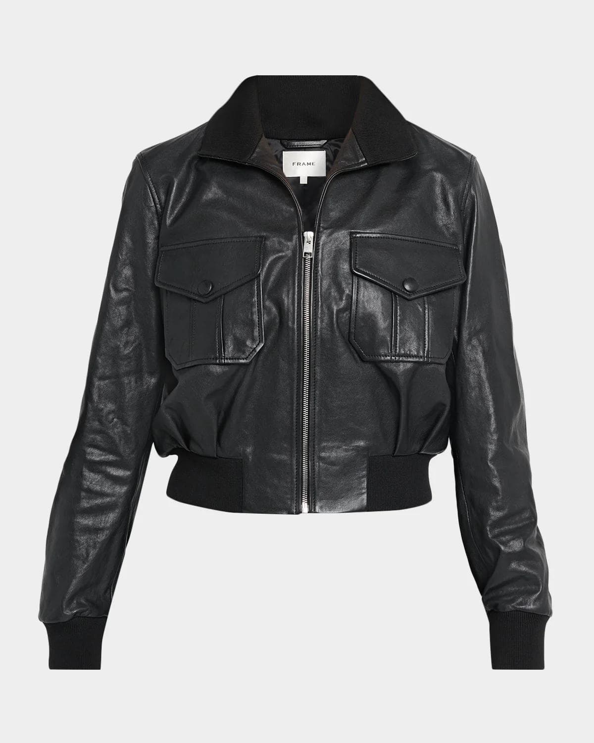 FRAME Ace Leather Jacket