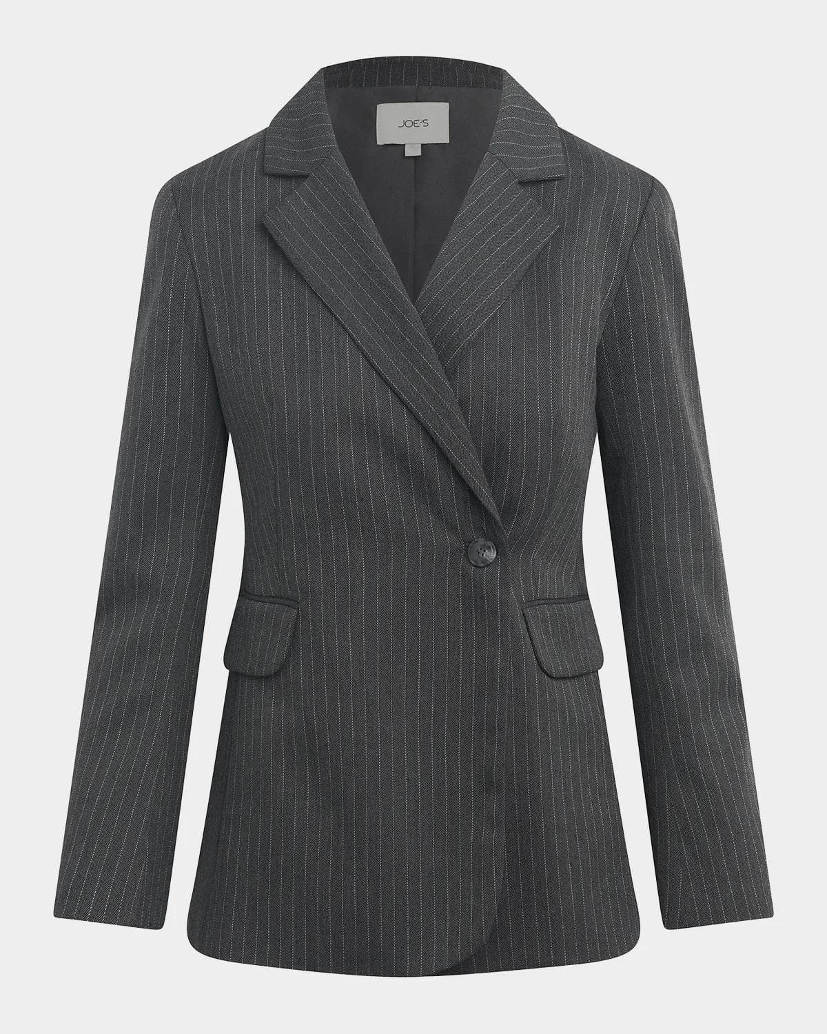 Joe's Jeans Mecah Pinstripe Double-Breasted Blazer