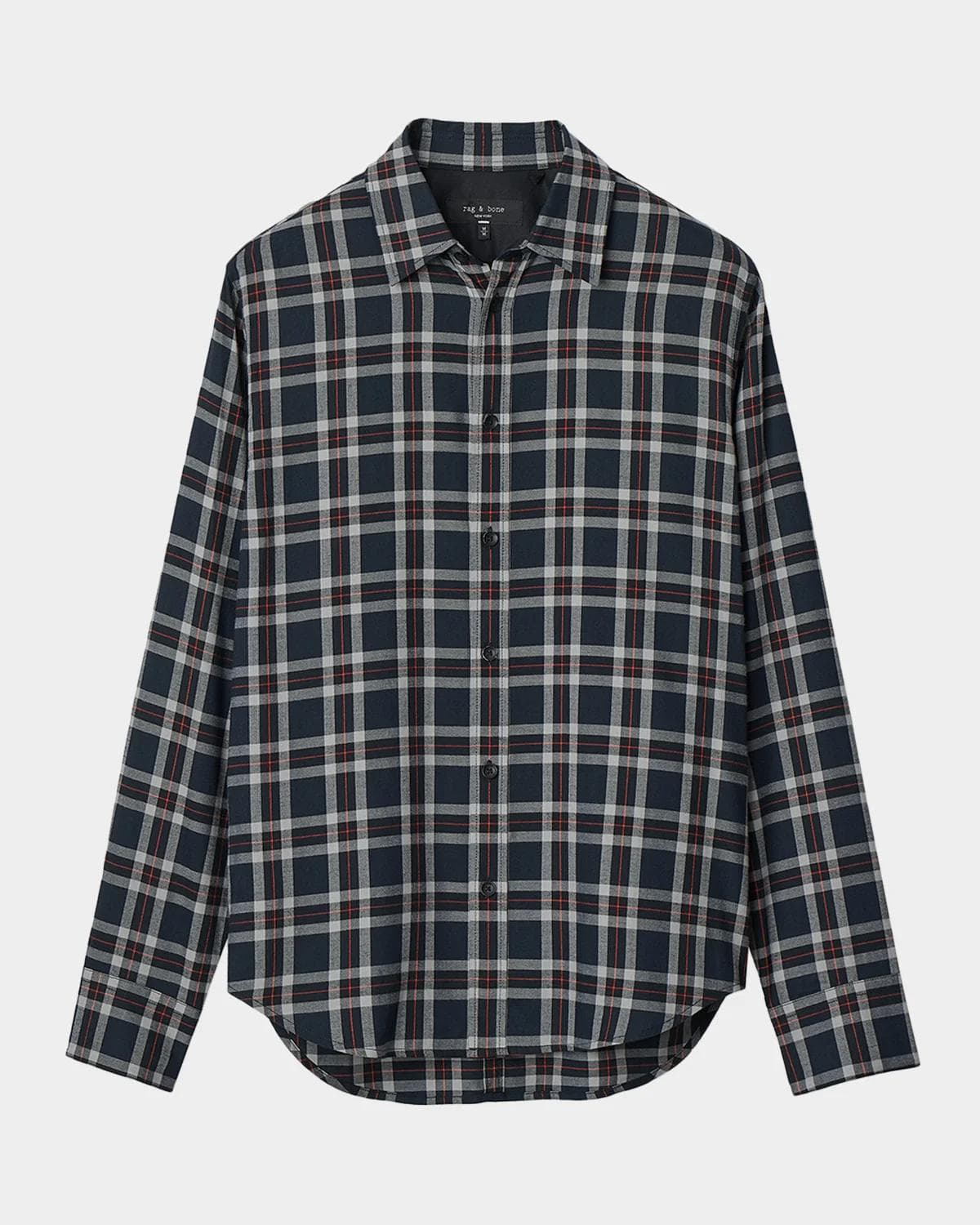 rag & bone Men's Tomlin Plaid Cotton Flannel Shirt