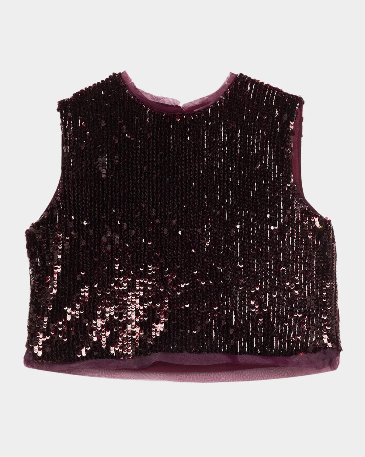 SIMKHAI Cydia Sequined Sleeveless Top