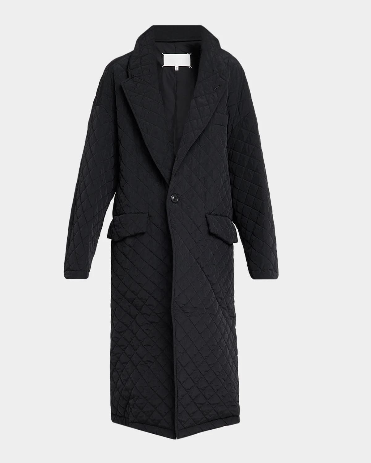 MM6 Maison Margiela Quilted Cocoon Longline Coat