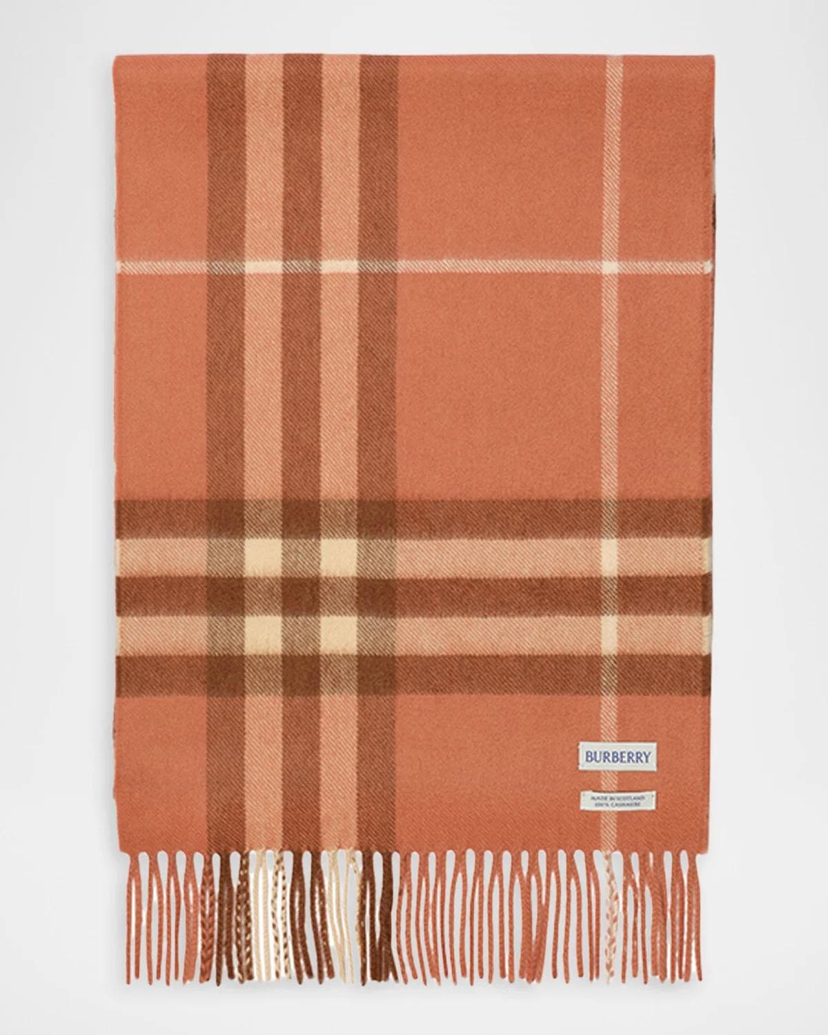 Burberry Check Cashmere Scarf