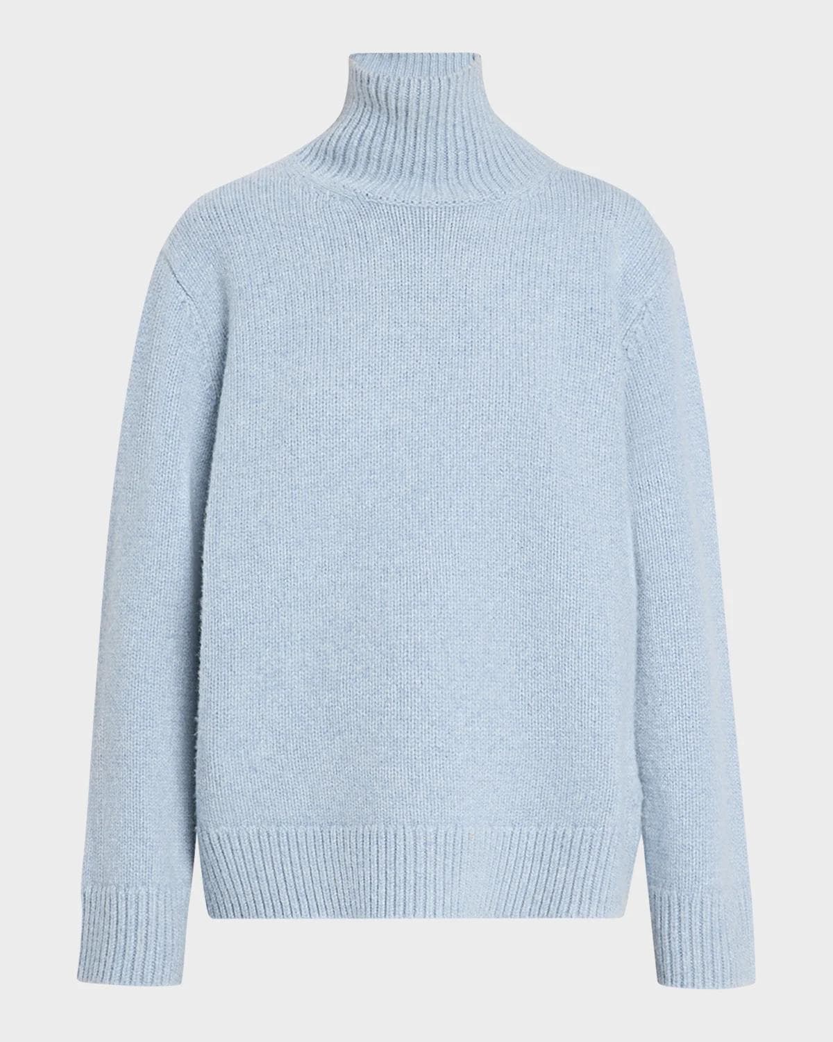 Toteme Oversized Wool Turtleneck Sweater