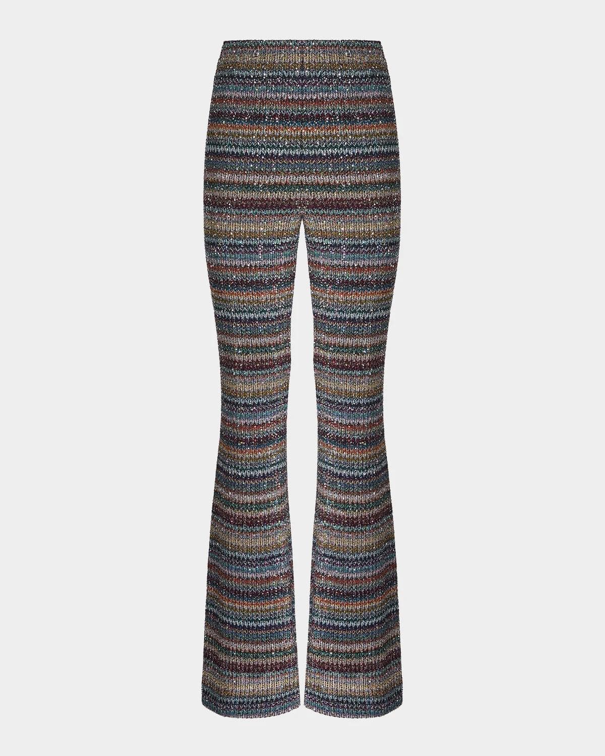 Missoni Striped Flare-Leg Trousers