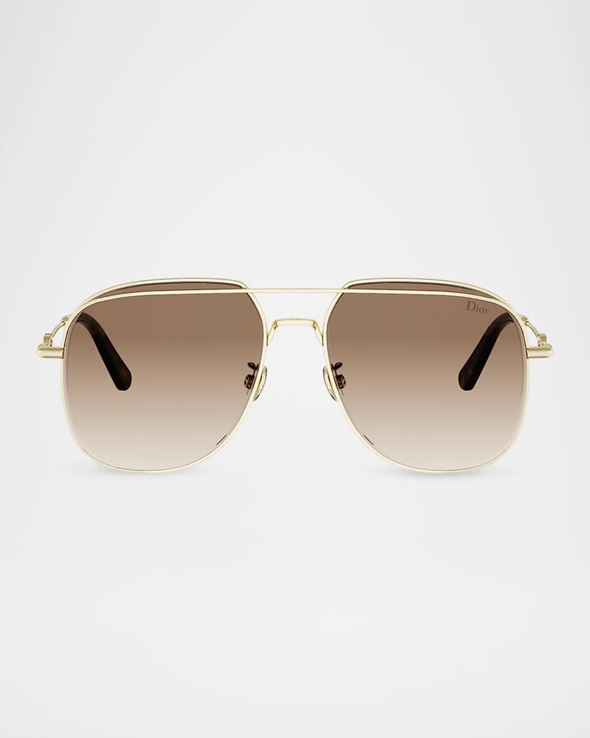Dior Petit CD A1U 56MM Pilot Sunglasses
