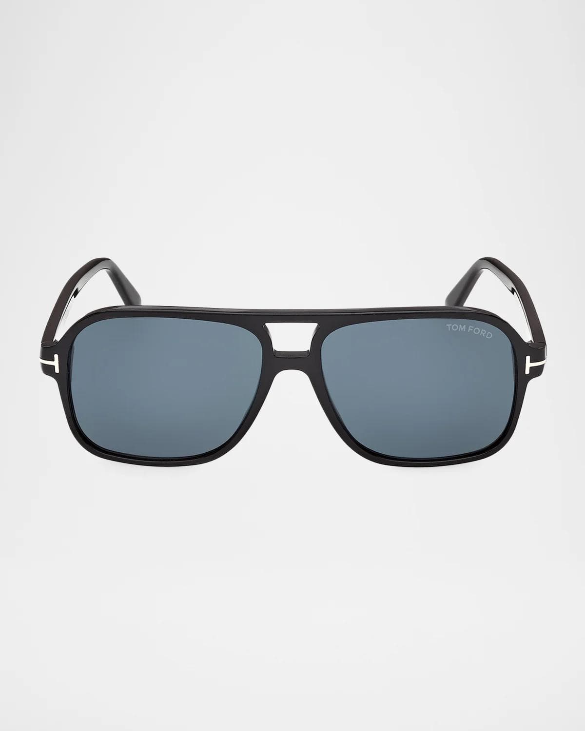 TOM FORD Men's Madison-02 Acetate Pilot Sunglasses