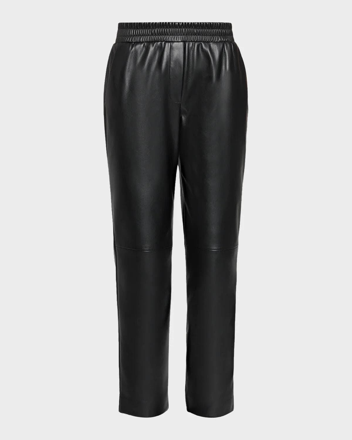 Elie Tahari Madelyn Tapered Vegan Leather Pants