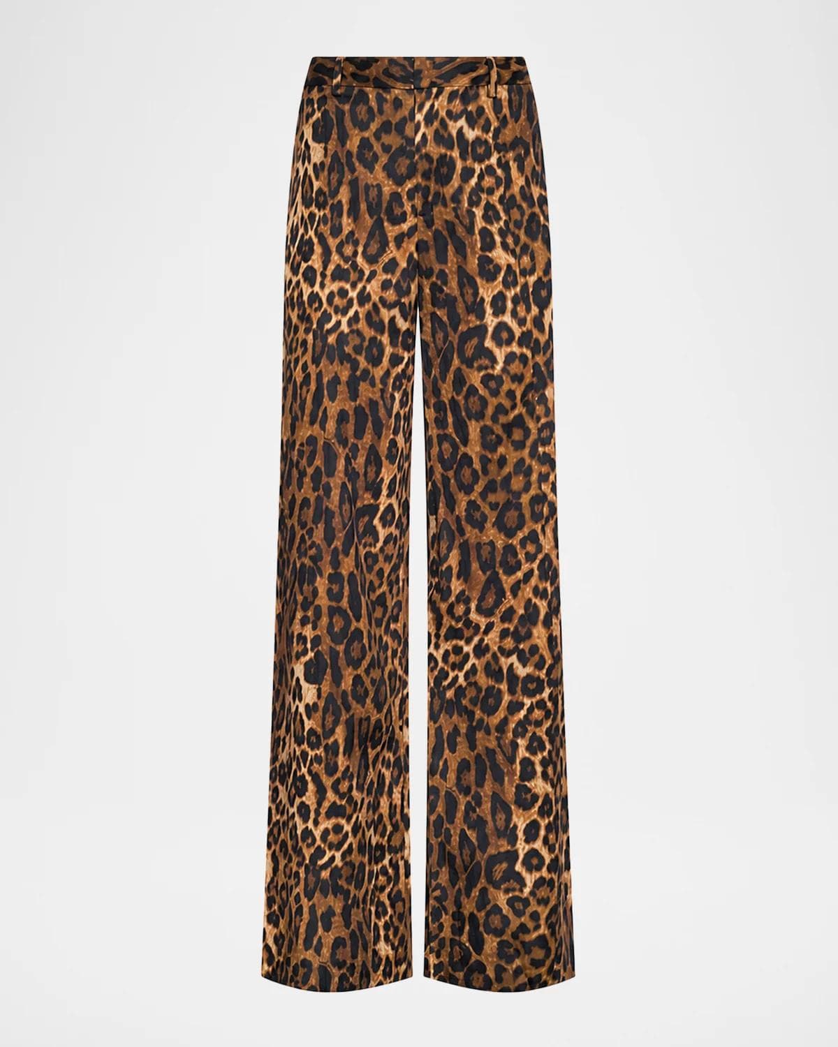 L 'AGENCE Livvy Leopard-Print Pants