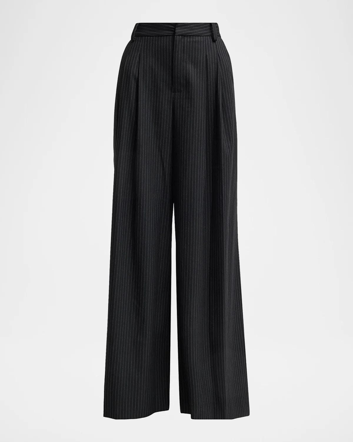 L 'AGENCE Chelsy Pleated Wide-Leg Pants