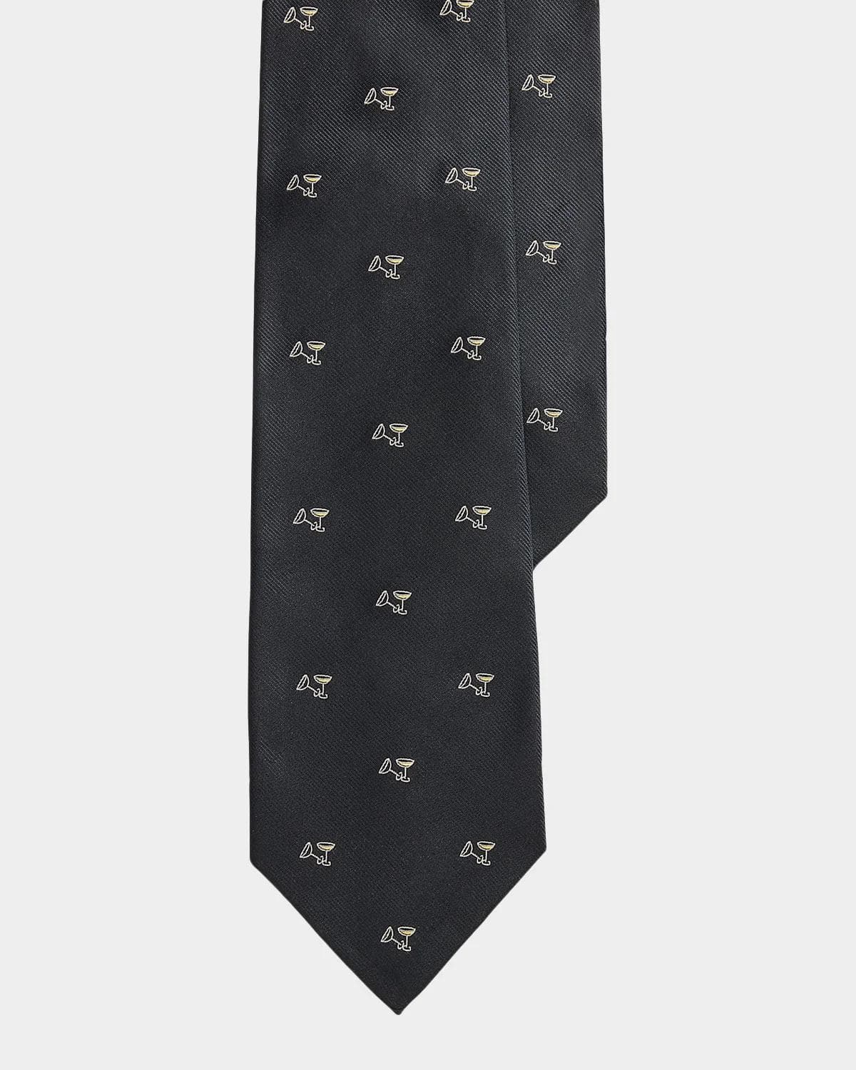 Ralph Lauren Men's Cocktail-Patterned Silk Repp Tie