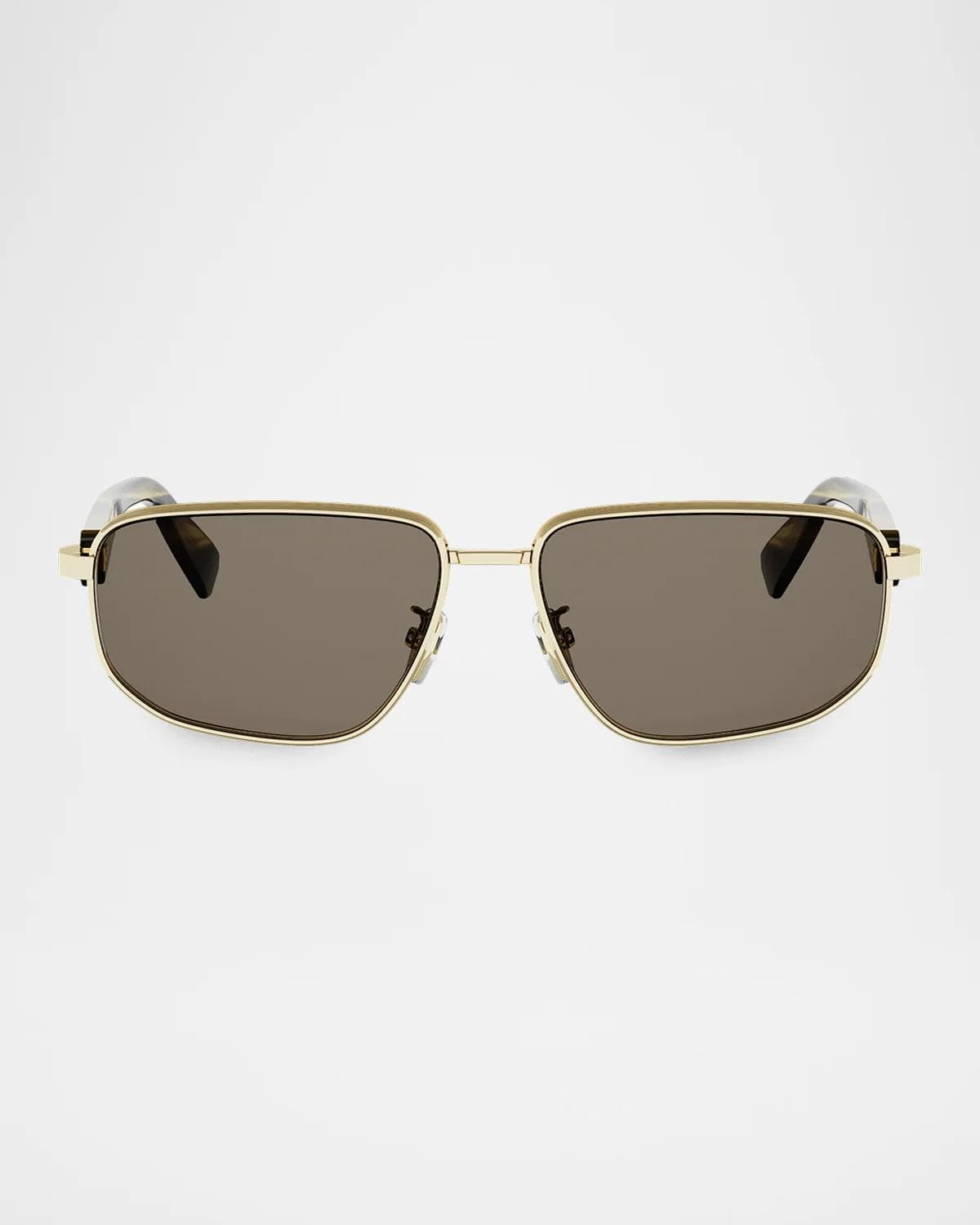 BVLGARI Men's Octo 58MM Rectangular Sunglasses