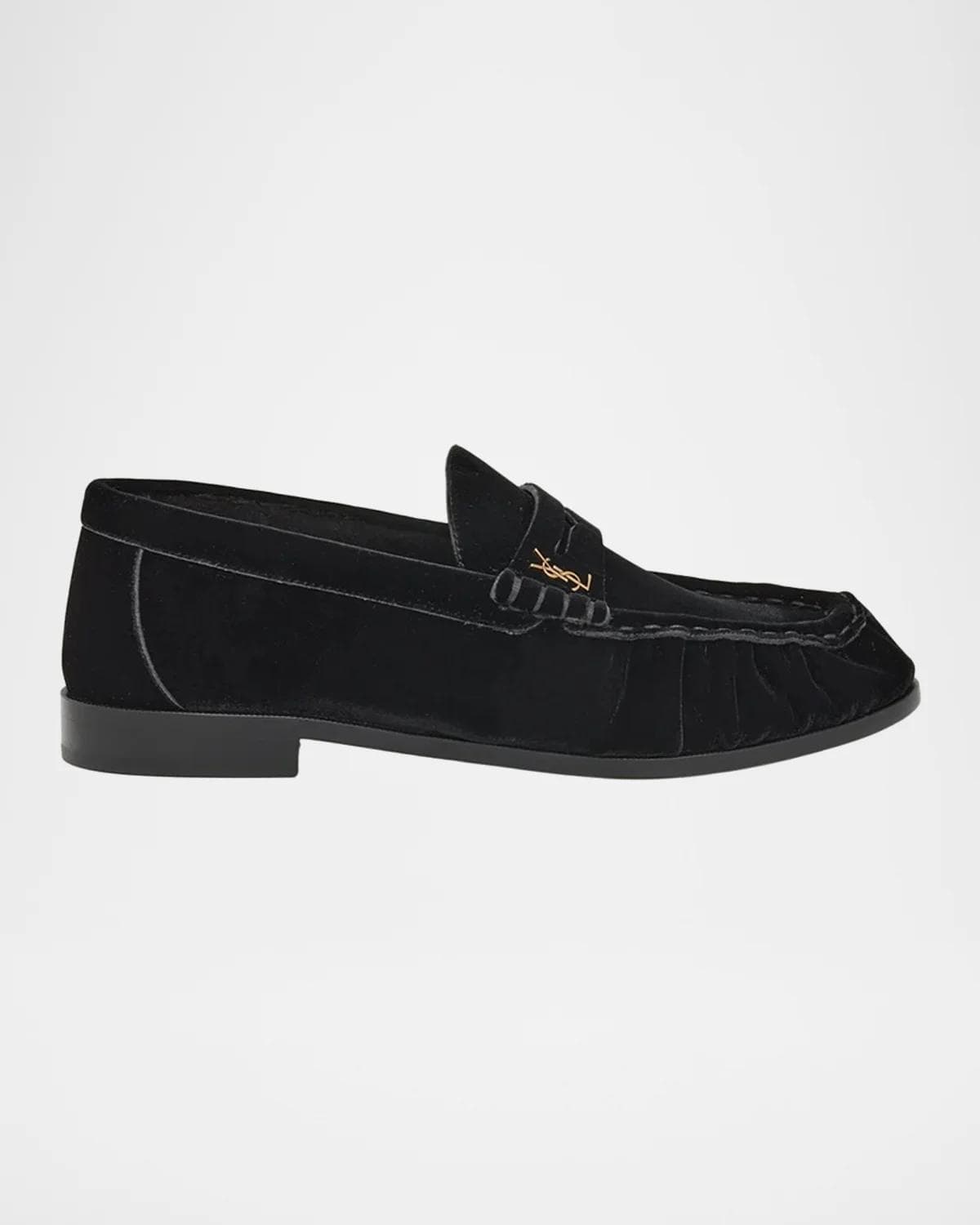 Saint Laurent Le Loafers in Velvet